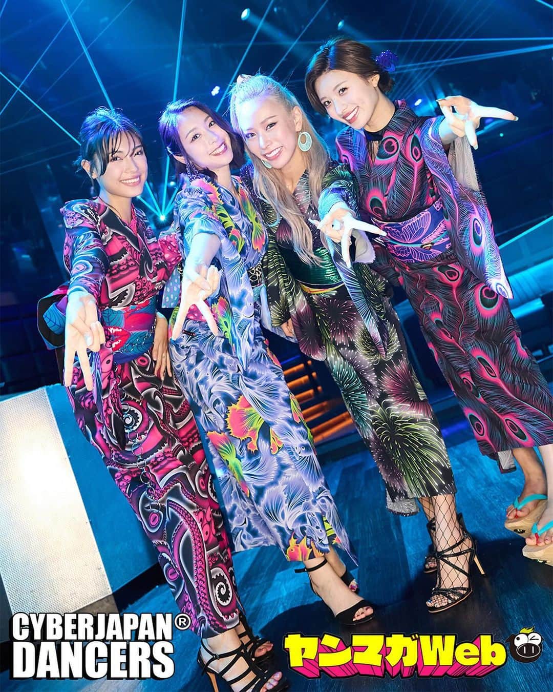 MITOMI TOKOTOのインスタグラム：「⚡️ヤングマガWeb✖ CYBERJAPAN⚡️  ヤンマガWeb掲載スタート！！  最強ビキニギャル集団「サイバージャパン」のメンバー4人が派手な浴衣に身を包み、クラブとビル屋上でセクシーパーリナイ！！  5週連続公開の第1弾は4人集結の絢爛グラビア☆ クラブのレーザーに照らされた下着姿を見逃すな！  サイバージャパンが浴衣deパーリナイ！ RIAN MIYABI CHIAKI HARACHAN【無料分】 ➡️ https://shorturl.at/dkpy2 📍リンクはストーリーにあります。  #cyberjapan #サイバージャパン #ヤングマガ #ヤングマガジン #グラビア」
