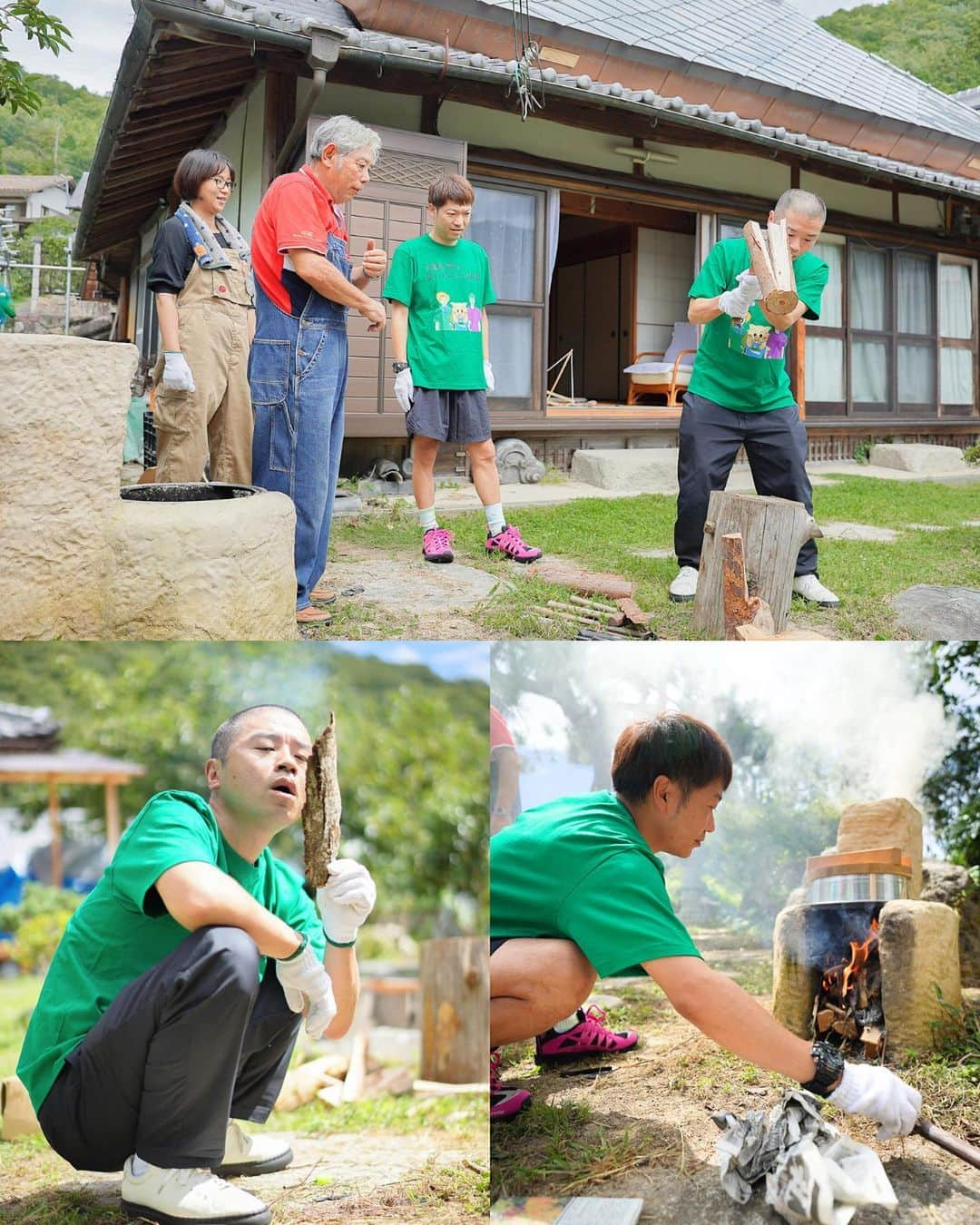 秋山賢太さんのインスタグラム写真 - (秋山賢太Instagram)「#猪名川町を知ってもらおう大作戦 @inagawa_official ———————————————————  猪名川町の親善大使である 僕たちアキナが 猪名川町の魅力をInstagramでお届けします！  ロケに協力してくれた地元の方に、 今回のお礼と恩返しの記念として、 そのスポットで感じた魅力を 山名君がその場で筆を走らせて書き入れた オリジナルステッカーをプレゼントしてきたよ！  今回の企画は秋山と山名君のアカウントで 合計4回配信するから、楽しみにしててね！✌️ @akiyama.0624 @fumikazu_yamana  ———————————————————  久しぶりに、 地元猪名川町に帰ってきたっ！！  久しぶりの猪名川町でまず向かったのは、 【とちはら山空の家（@yamasora.o）】  事前ストーリーズアンケートで 「僕たちに行ってほしいスポット」の第1位だったところ。 猪名川町のいいところが全部詰まってる！  ❶自然遊びが楽しい 火起こし体験や川遊びなど こどもの頃に戻った感覚で、自然を満喫してリフレッシュできた。 こどもと一緒に行ったら最高かも。  ❷自然の映えスポット とちはら山空の家から歩いて5分くらいの 「木のトンネル」って呼ばれてるところが めっちゃ映えたから、是非みんなも写真撮ってみて！ おもしろポーズにも挑戦してみてね！  ❸うんまいご飯 かまどで炊いた猪名川町のご飯 死ぬほどうまかったぁ。 ごはんと一緒に食べる猪名川町の特産品たちも 美味しさを引き立てまくってた！！  猪名川町の気候と 猪名川の源流の水のきれいさが お米のおいしさの秘訣らしい！  次に僕たちが向かったのは、 【cafe manna（@cafemanna_inagawa）】 日本で第2位の舌をもつバリスタがいる 超本格カフェ。 猪名川町は豊かな自然だけじゃない！  ❶超本格派カフェ 全国大会で準優勝の経験があるバリスタが やってらっしゃるカフェやねんけど 猪名川町にこんな本格的なカフェがあるって知らんかった。  ❷大人気のカプチーノ ミルクで可愛いキャラクターを描く カプチーノ。 可愛いのはもちろんやけど、 味の深みがすごかった、、  他にも、 「アキナ」や 猪名川町のマスコットキャラクター 「いなぼう」を描いてくれたケーキなんかも いただいたんやけど、どれも美味しかったよ。  ❸心地よいテラス 裏手へ回ると開放的なテラスがあって、 風が心地よく、いつまでもいたかった テラスはワンちゃんもOKらしく、 山名君は愛犬おまめと来たがってた。  猪名川町めっちゃいいところやから 是非みんなも来て！  #PR  #猪名川町親善大使 #猪名川 #猪名川町 #猪名川町を知ってもらおう大作戦 #アキナ #アキナ秋山 #アキナ山名 #とちはら山空の家 #cafemanna #自然体験 #かまど炊きご飯 #コーヒー #バリスタ #カフェ」10月1日 18時53分 - akiyama.0624