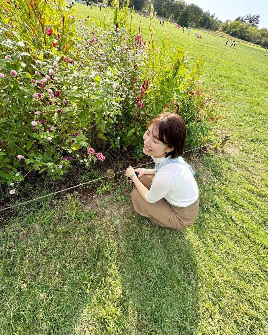 RUUNAさんのインスタグラム写真 - (RUUNAInstagram)「自然に癒された休日🌸🌱  #holiday #park #refresh #flowers #green  #showakinenpark  #昭和記念公園 #公園  #花 #緑 #休日」10月1日 19時08分 - ruuna_kolme