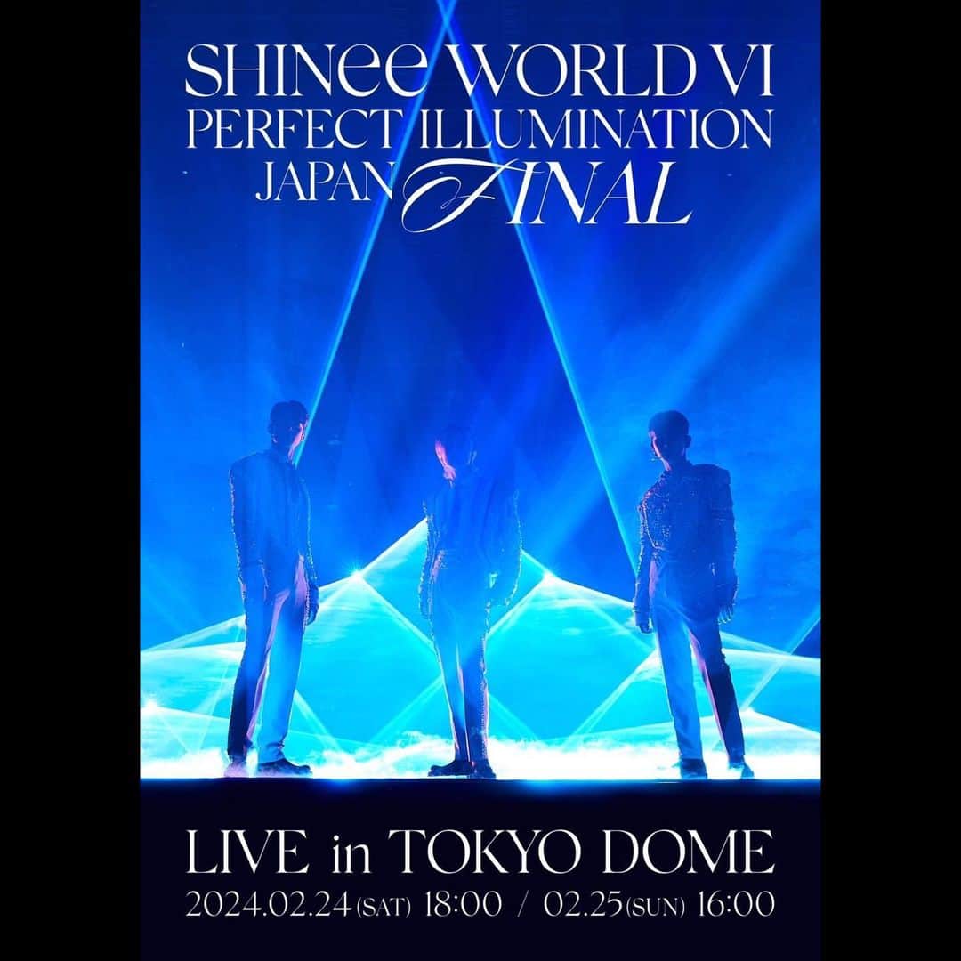 SHINeeのインスタグラム：「SHINee’s Back to TOKYO DOME🎉 2024年2月24日(土)、25日(日)の2日間「SHINee WORLD VI [PERFECT ILLUMINATION] JAPAN FINAL LIVE in TOKYO DOME」の 開催が決定💎 本日2023年10月1日(日)19:00より、SHINeeオフィシャルファンクラブ「SHINee WORLD J」の会員様を対象に、ファンクラブ先行受付(抽選)がスタート！  🔗https://shinee.jp/news/2023/1001_2104.html  #SHINee #SHINee_WORLD_VI #SHINeeisBack」