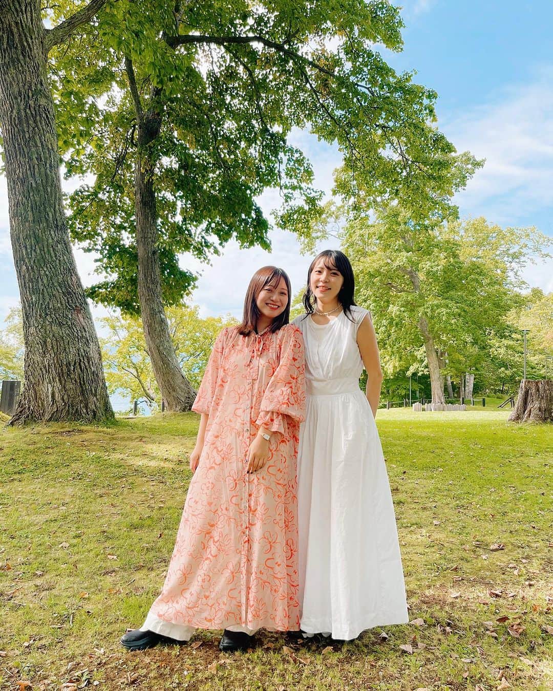 のインスタグラム：「こんな素敵に撮ってくれてありがとぴー 最高しゅぎかわいい 北海道もうまた行きたいなん  photo by たくみ」