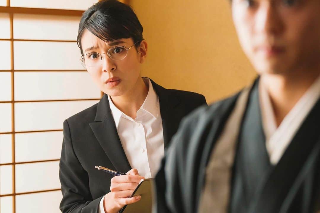 生越千晴のインスタグラム：「🙏🏻  「女子高生、僧になる。」 24:50〜第3話本日放送です。  3話から登場します、益子さんです。  とても面白いドラマなので ぜひご覧くださいね〜〜🥸（んっんっ）  見れない方はTVerでも見逃し配信ありです🥸（んっ）  #女子高生僧になる」