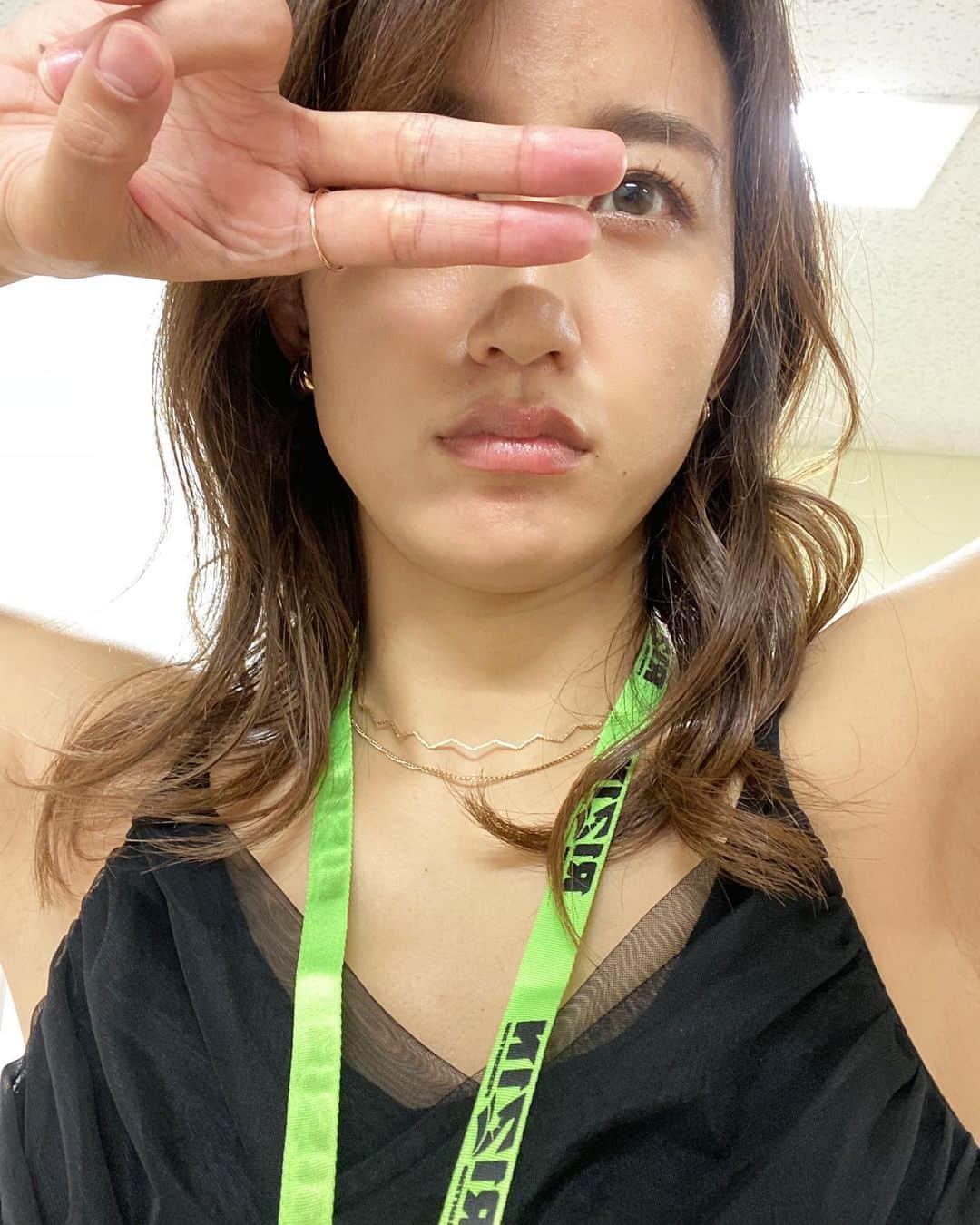 杉山しずかのインスタグラム：「RIZIN NAGOYA #rizin_landmark6」