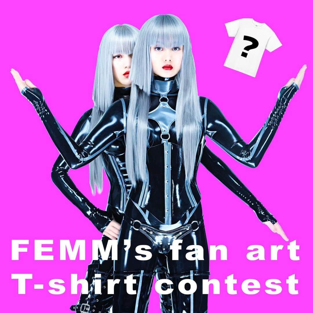 FEMMのインスタグラム：「【FEMM’s fan art T-shirt contest】  Thank you, agents for applying to our fan art T-shirt contest. Every art work were so amazing, it was a tough choice to make.  Finally, we are happy to announce that we have chosen Keleido’s art✨👏 @kaleidooodles   Soon, it’s gonna be made into T-shirts👚💕We are so excited👭✨  とってもお待たせしました!! #FEMMFanArt コンテストにご応募と関心を持ってくれてありがとうございます😊 本当にたくさんの素敵なアートワークが届いて2体ともどれにしようかと真剣に悩み、ついに決定いたしました!  この度選ばれたのは @kaleidooodles  さんです!!  Kaleidoさんありがとうございます! LuLaとRiRiのポイントになるアイテムや人形を組み立てるランナーに私達が囲われているところなどのディティールに惹かれました。  このアートワークを使ったT-sが出来上がるのが楽しみです!  Don't miss it!!!  R/L  #FEMMFanArt #LartFEMMIsation」