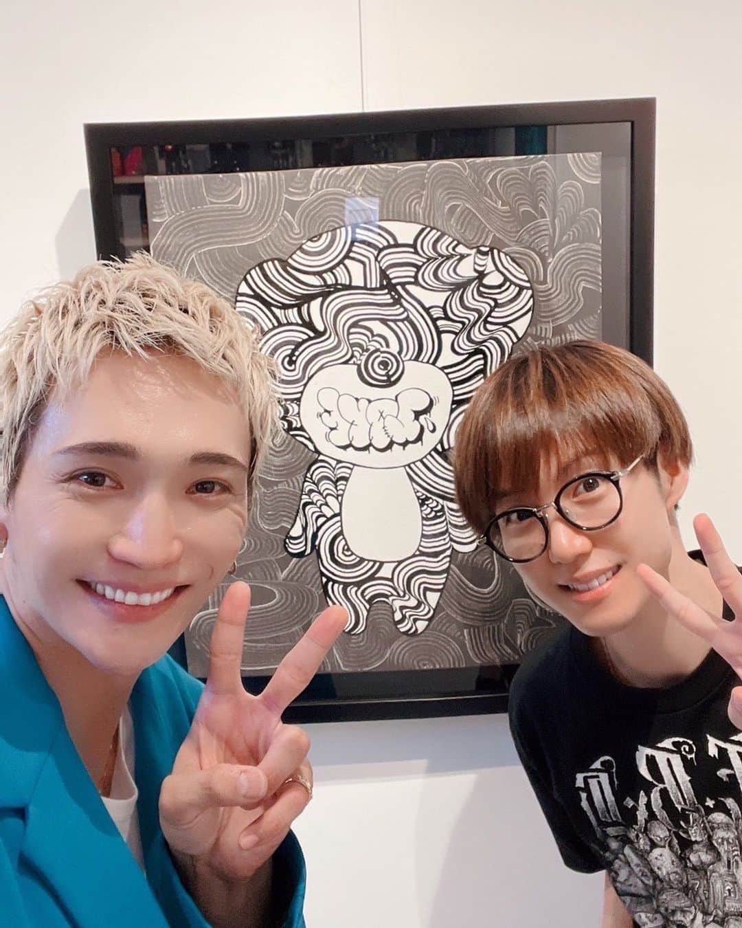 のインスタグラム：「先日、 丘山さんの個展にお邪魔してきました〜  可愛かった」