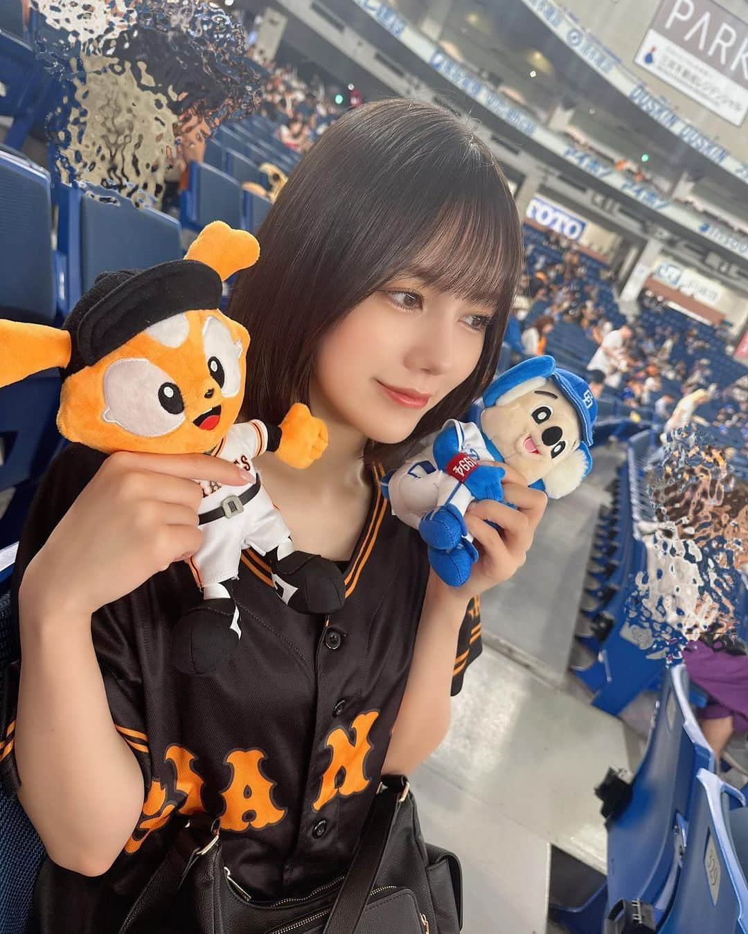 涼森れむのインスタグラム：「. . 昨日の巨人×中日戦 巨人ファンの妹と行ってきました⚾️ . このロングポテト大好き🍟」