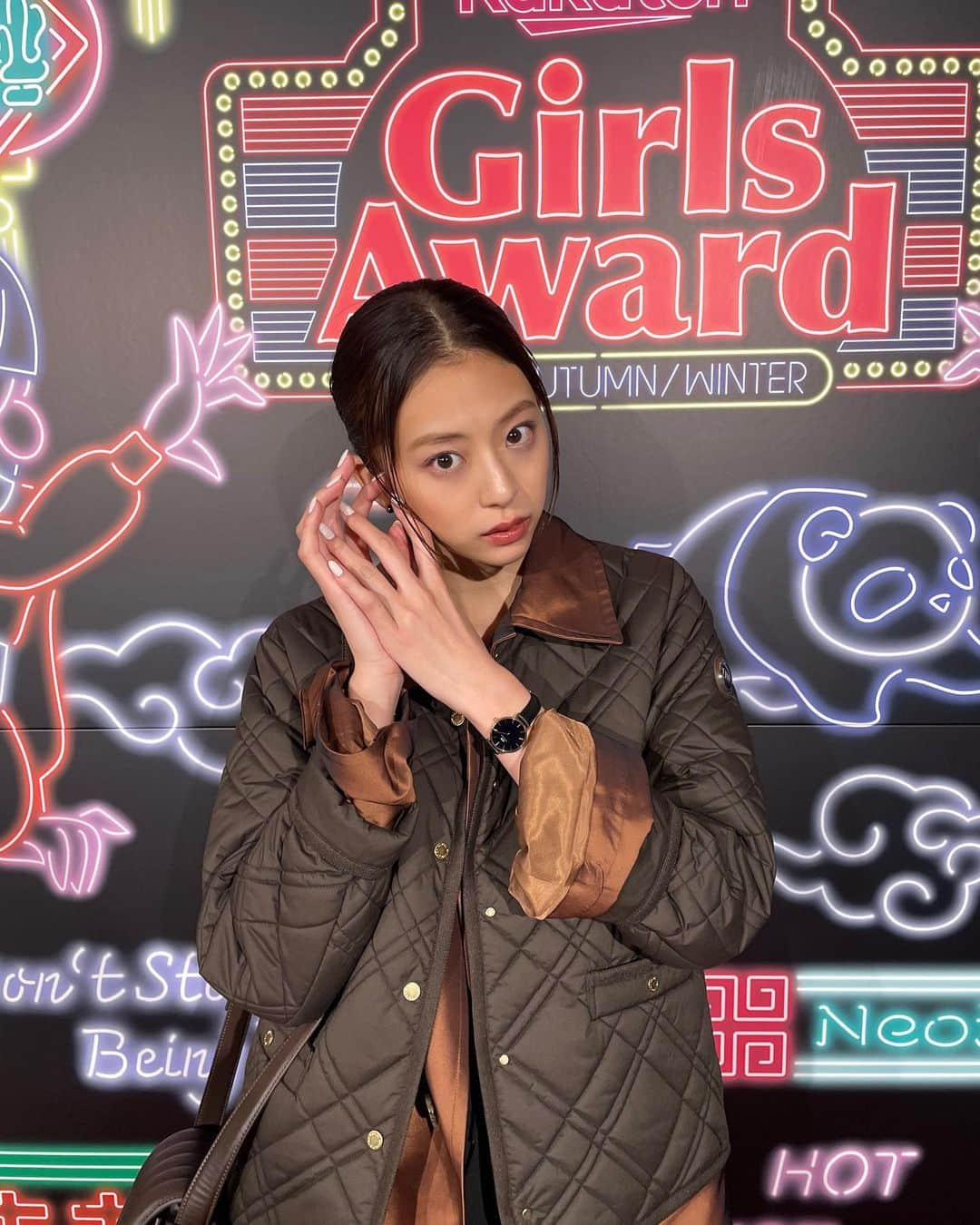 しゅうさんのインスタグラム写真 - (しゅうInstagram)「・ GirlsAward2023AW thank you @girlsaward_official ❤️‍🔥  @sly_official  @danielwellington」10月1日 20時18分 - shuu_22_