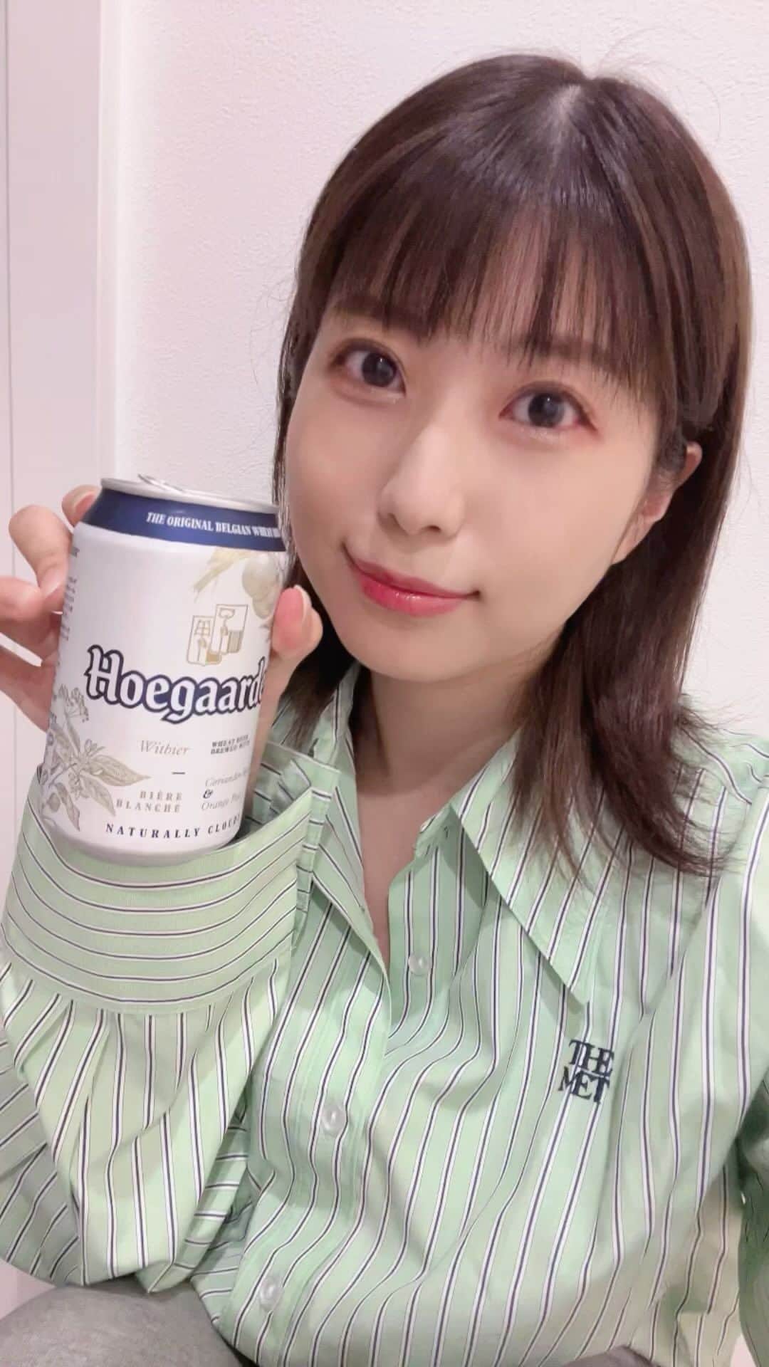天野麻菜のインスタグラム：「ビール女子。3617」
