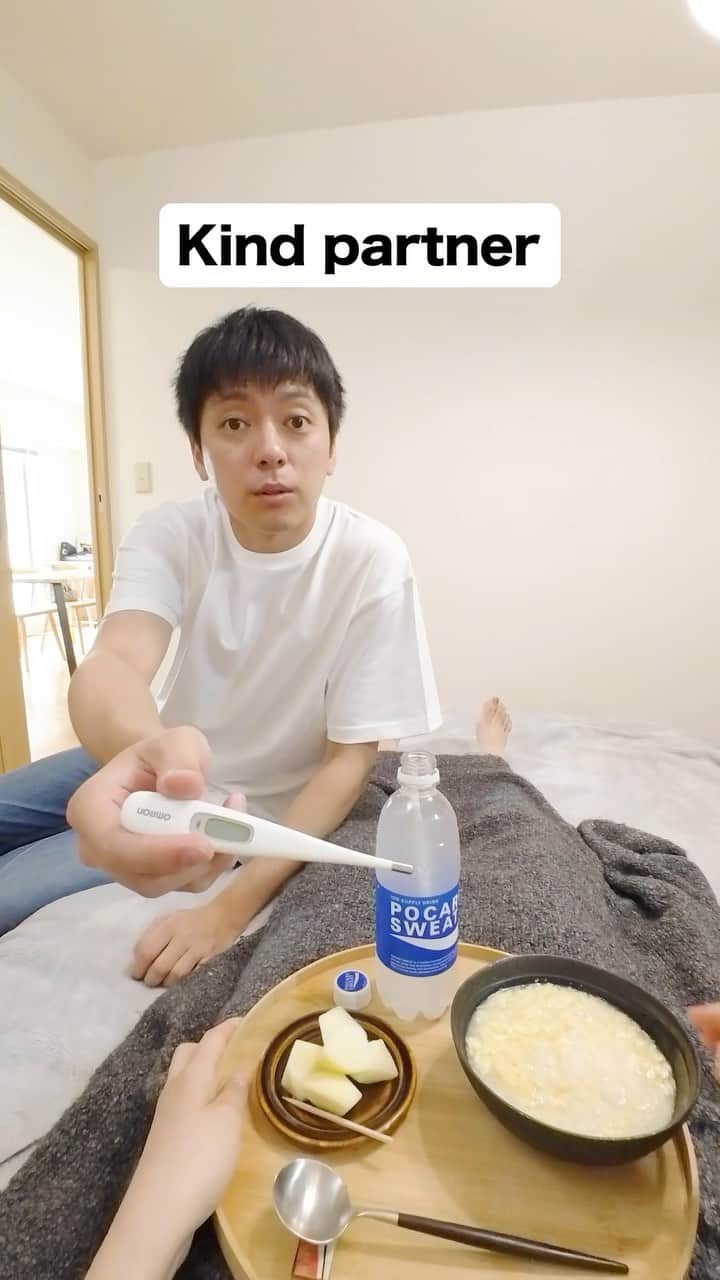 森祐介のインスタグラム：「When you catch a cold🤒 . #germaphobe #partner  . 🎥 @insta360_jp @insta360 GO3」