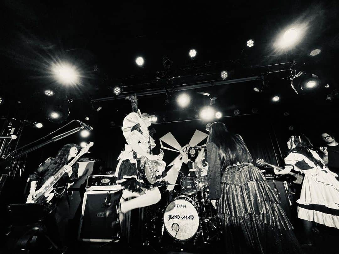 BAND-MAIDのインスタグラム：「#bandmaid #松山」