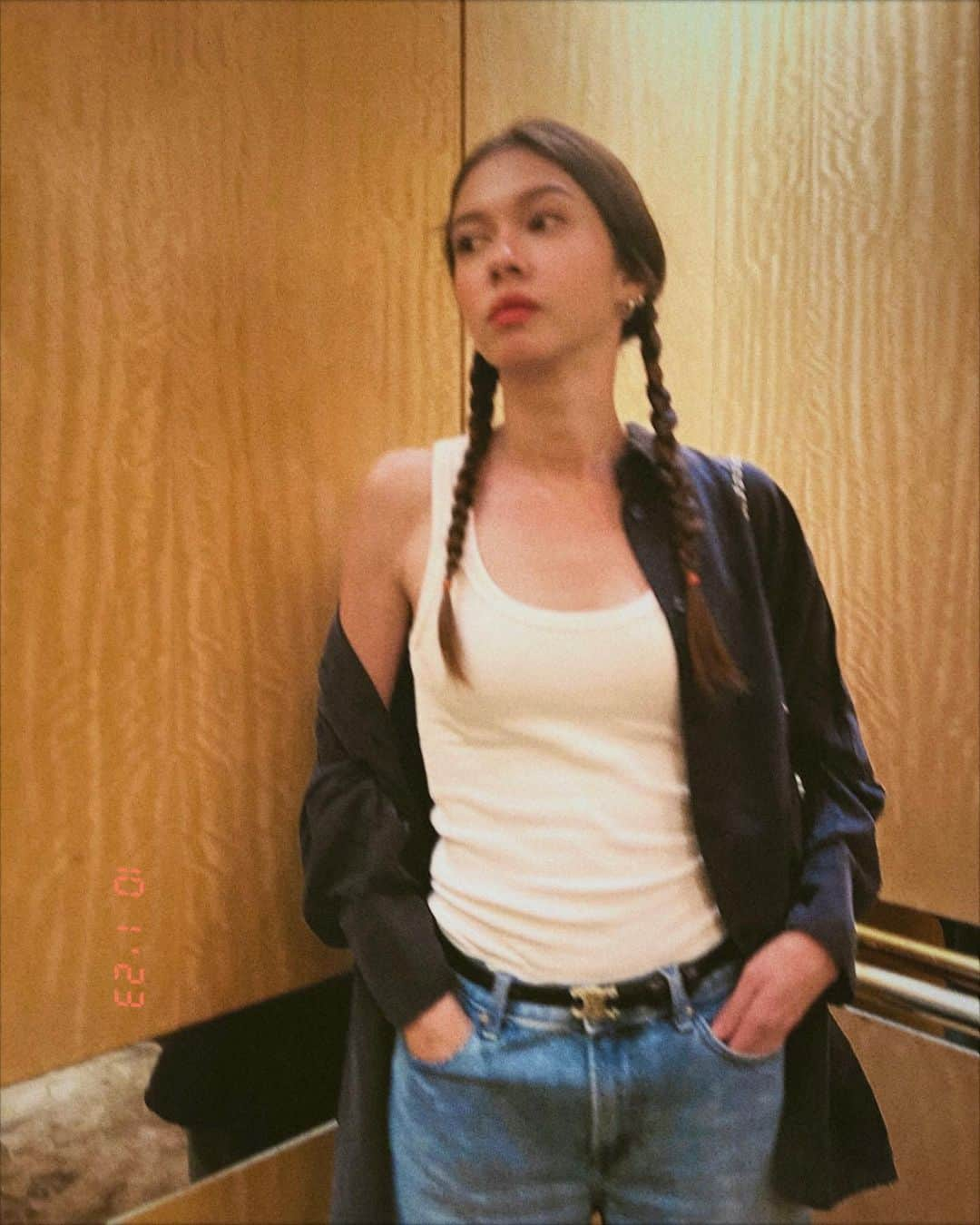 ユキ・カトウさんのインスタグラム写真 - (ユキ・カトウInstagram)「Elevator fit check X RBF lol.」10月1日 23時34分 - yukikt