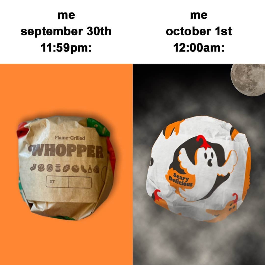 のインスタグラム：「we go zero-to-spooky real quick 🎃💨」
