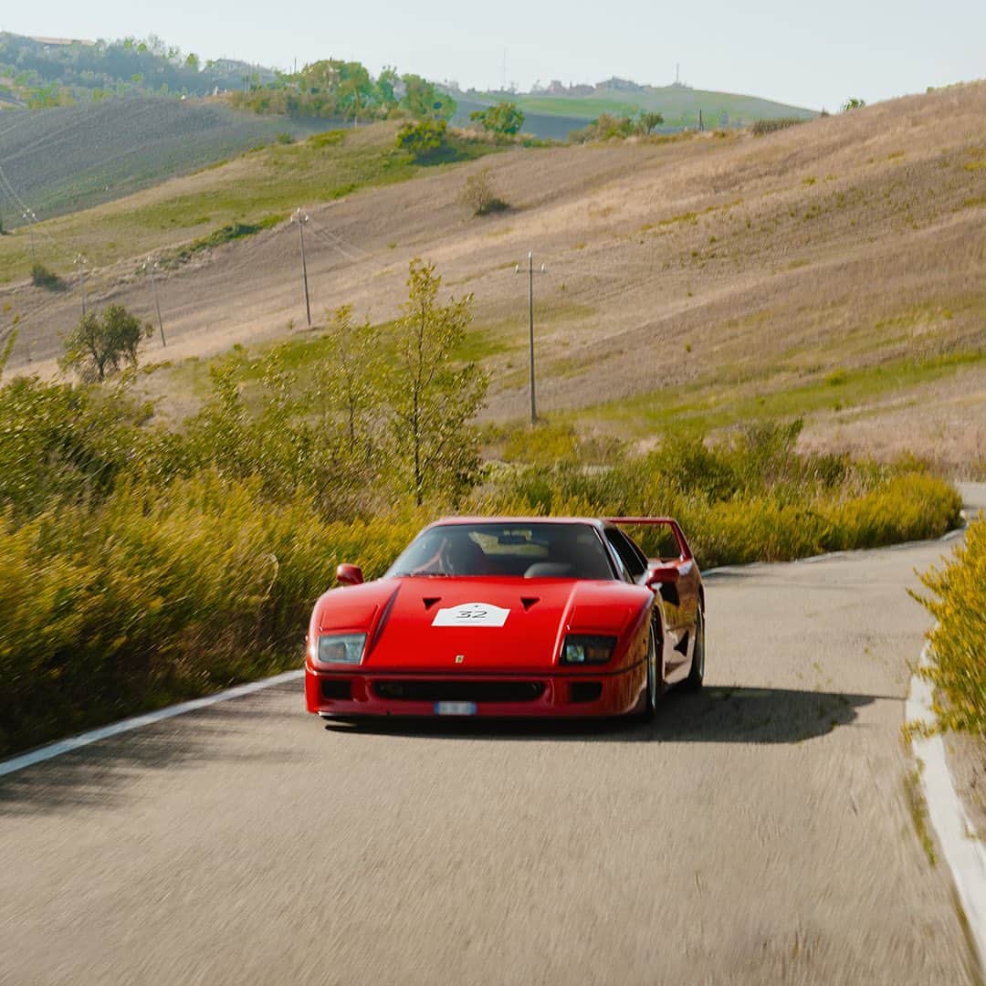 フェラーリさんのインスタグラム写真 - (フェラーリInstagram)「After passing through the Ferrari factory in #Maranello, the tour has come to an end, with a fleet of #FerrariF40 gracing the #Modena town and the Fiorano track.   Throughout the Ferrari F40 Legacy Tour, participants embarked on a captivating journey that was more than an event. It has been a chance for them to enjoy their cars as it was meant to be driven, on some of Italy’s most beautiful roads.   #Ferrari #MuseiFerrari #DrivingFerrari」10月1日 23時49分 - ferrari