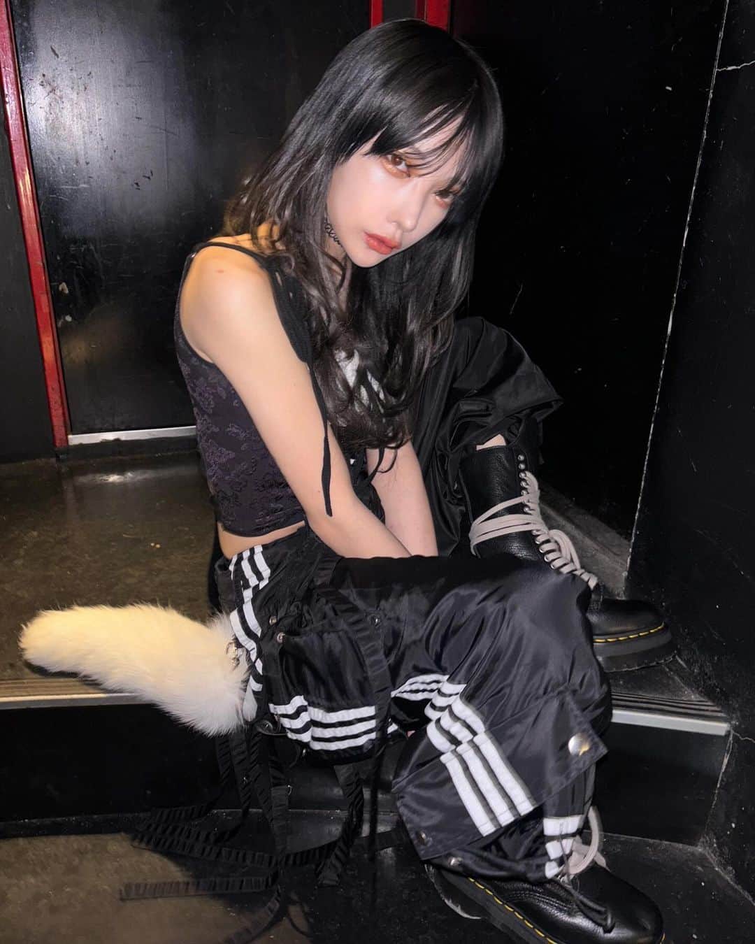 香椎かてぃのインスタグラム：「静岡ありがとうございました 次は福岡~♡ 髪染めて切った次のブリーチは来年で」