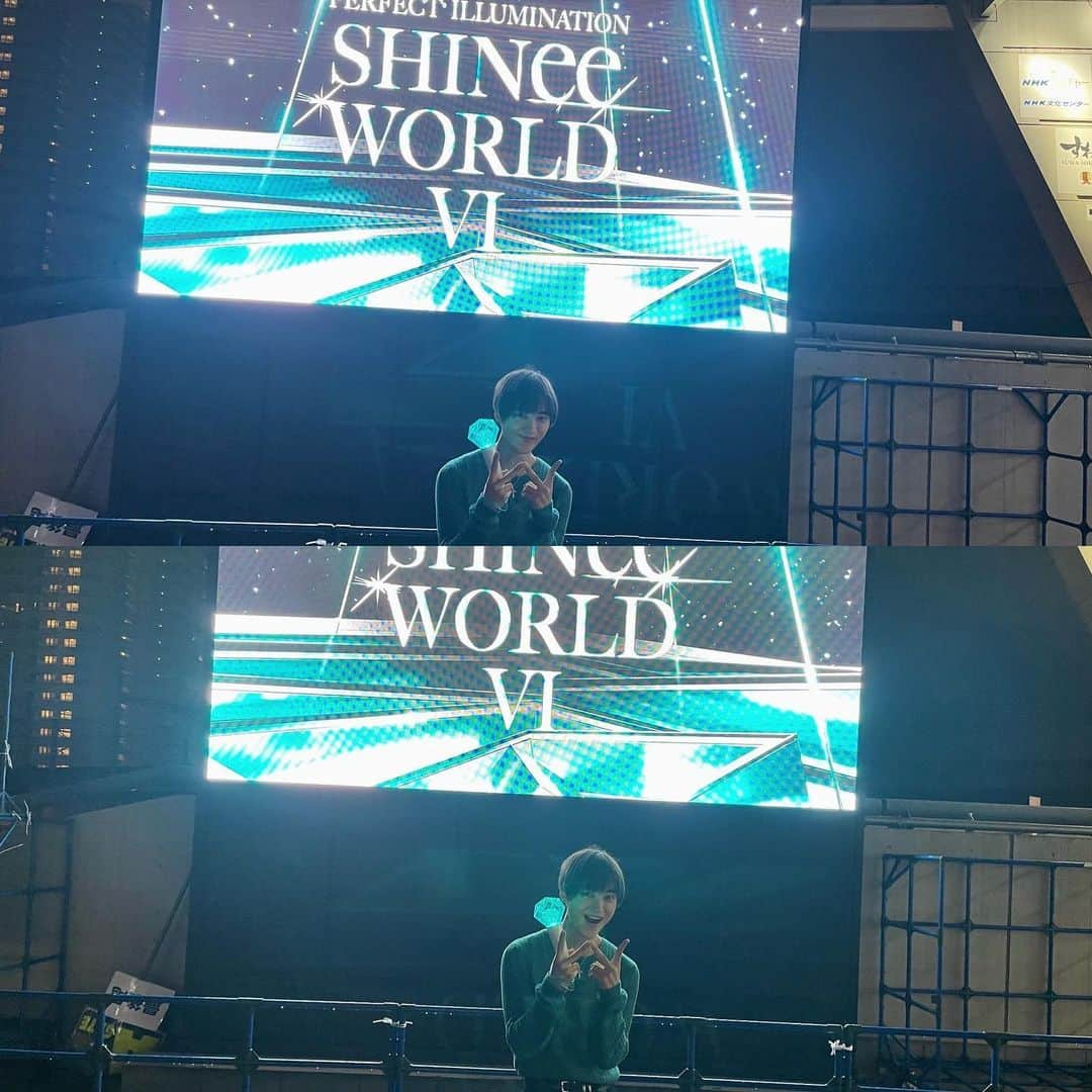 塩澤英真のインスタグラム：「SHINee is BACK. 💎 2023.10.01  SHINee WORLD VI - PERFECT ILLUMINATION in SAITAMA, JAPAN Day2🩵  僕はいつかSHINeeのconcertを観たいって思ってました。その夢が今日叶いました!! 本当に幸せな時間をありがとうございます🩵🩵  Super Thank you " N & M " and...all of staff. 🩵 僕の夢を素敵なかたちで今へ、未来へ、繋げてくれる 大切な僕の全てのスタッフの皆さんへ心から感謝します🩵  #SHINee #샤이니 #SHINee_WORLD #SHINee_WORLD_VI #SHINee_HARD #ONEW #온유 #JONGHYUN #종현 #KEY #키 #ミンホ #MINHO #炎のカリスマ #민호 🍑 #태민 #TAEMIN #テミン#PERFECT_ILLUMINATION #퍼펙트_일루미네이션 #MY_SHINee_WORLD #마이_샤이니_월드 #2023_SHINeeisBACK #2008_525 #explorepage」