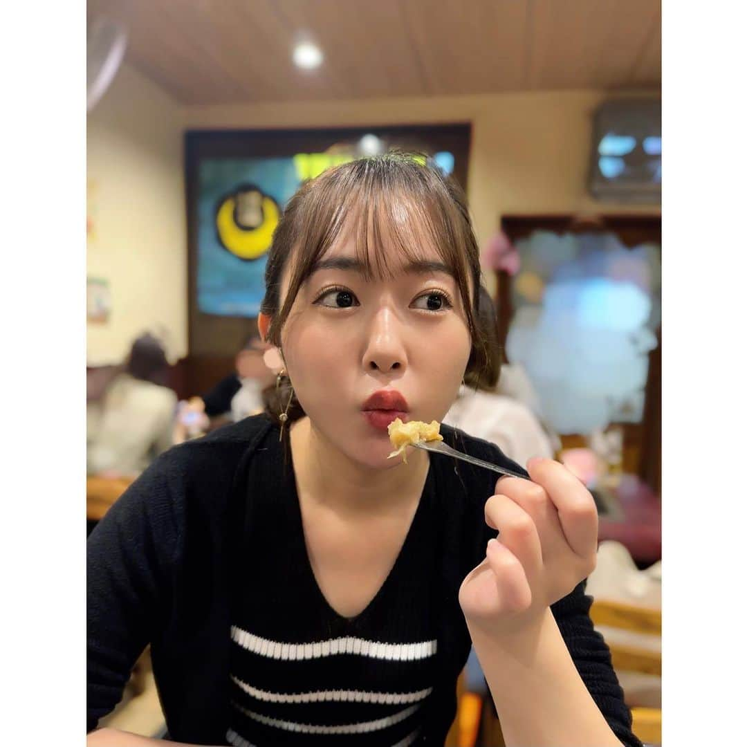 多田愛佳さんのインスタグラム写真 - (多田愛佳Instagram)「もんじゃって美味しいよね...🤤 無限に食べられる気がしちゃうよね！」10月2日 0時08分 - lovetannnnnn