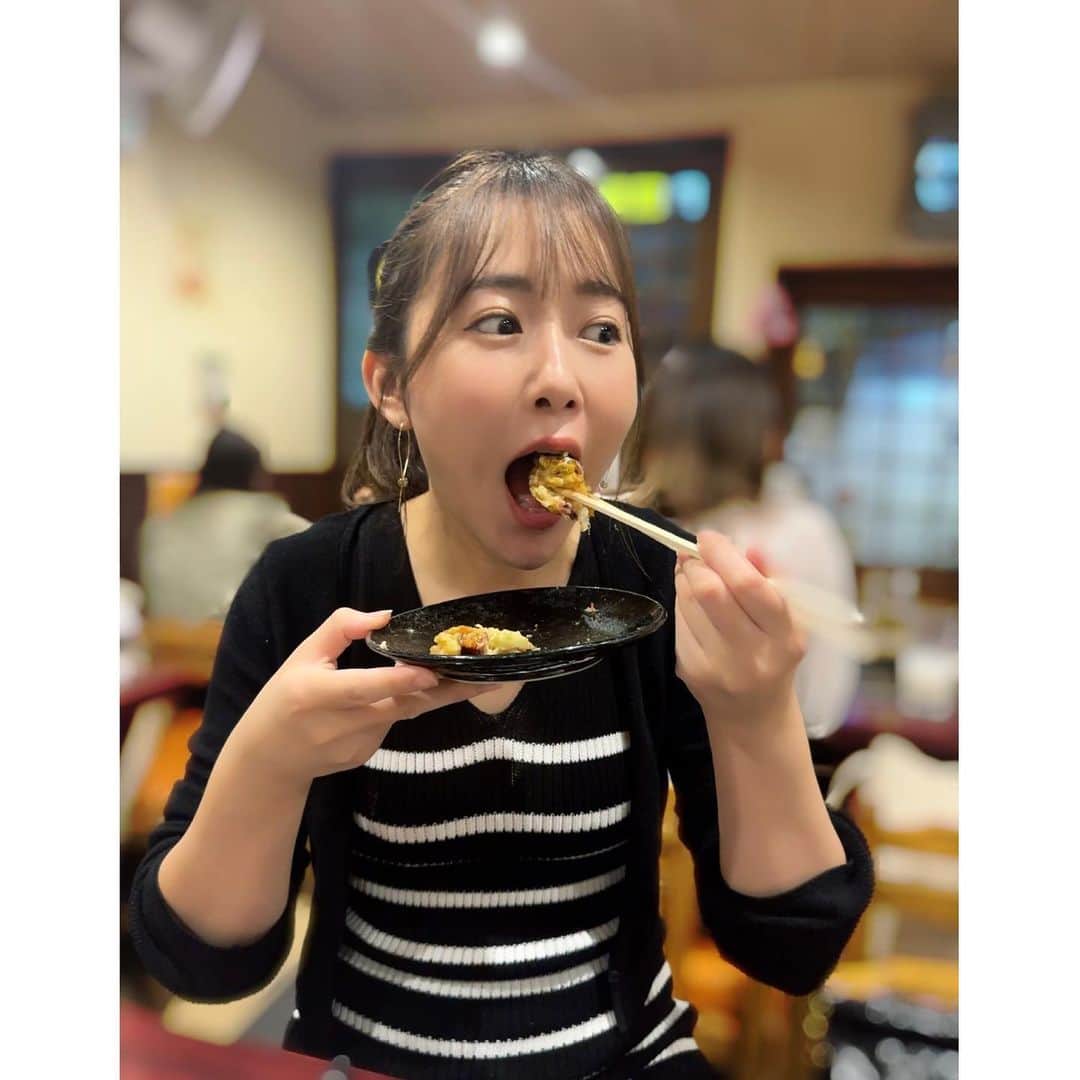 多田愛佳さんのインスタグラム写真 - (多田愛佳Instagram)「もんじゃって美味しいよね...🤤 無限に食べられる気がしちゃうよね！」10月2日 0時08分 - lovetannnnnn