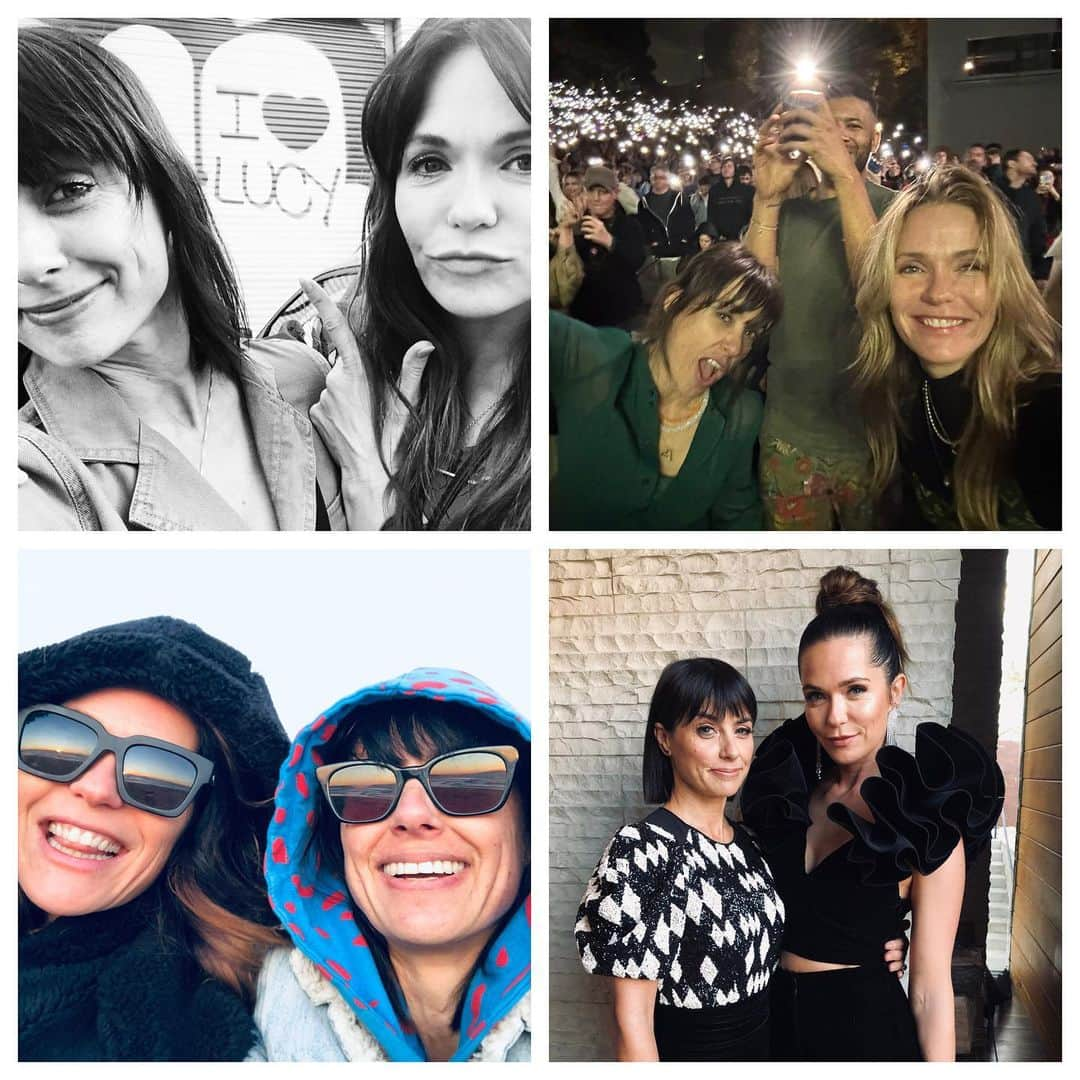 コンスタンス・ジマーのインスタグラム：「Because one picture, one moment, one look is just not enough to celebrate a @katieaselton birthday!! I’m so glad you were born, so I could meet you and make you one of my best friends…you are the shit and you deserve the happiest of birthday wishes my gem of a friend!」