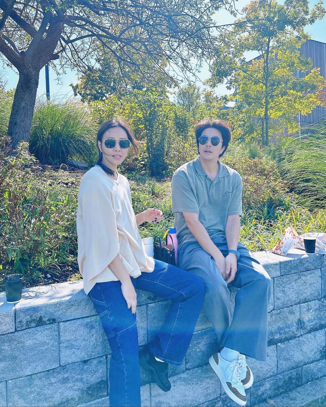 のインスタグラム：「오늘은 맑음💚」