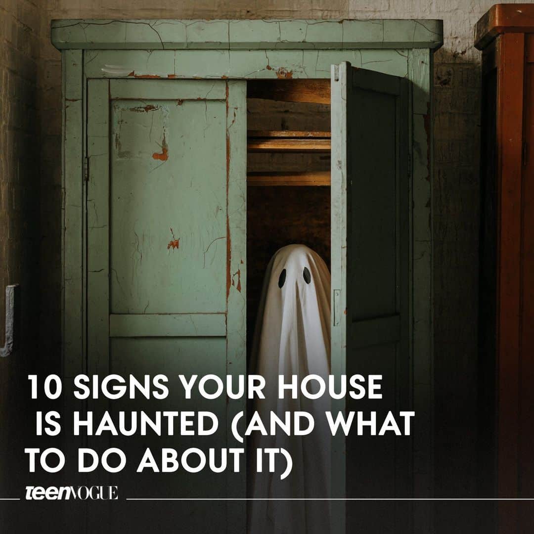 Teen Vogueのインスタグラム：「Spooky Season is here so naturally, you may be asking yourself: "Is my house haunted?" 👻🥴 Tap the #linkinbio for 10 signs you may be living in a haunted house. 👀  (📸: Getty Images)」