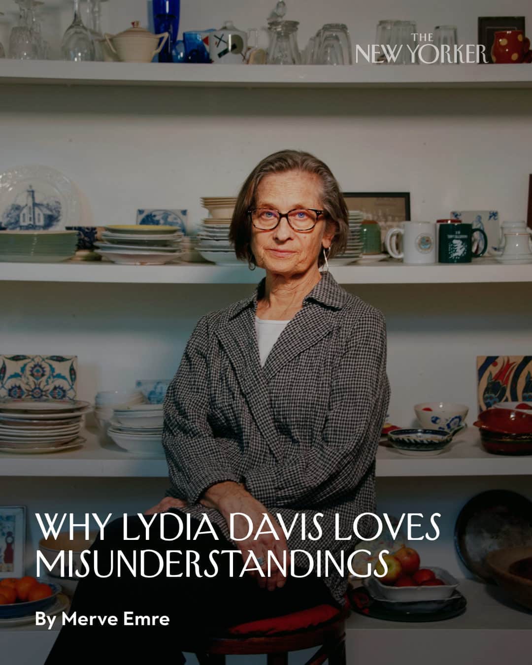 The New Yorkerさんのインスタグラム写真 - (The New YorkerInstagram)「Since the mid-1970s, Lydia Davis’s fiction has often taken as its subject matter the mistakes that creep into writing, or the misunderstandings that arise from speech and silence. Her painstaking attention to how the smallest units of language can be used or misused scales up to momentous questions about errors or missteps in human relations. On and off the page, Davis is reserved, droll, precise, and principled. She does not fly, eat meat, kill insects, or buy anything on Amazon; her newest collection of short stories, “Our Strangers,” will be available for purchase only at independent bookstores or through bookshop.org. “Even as a young writer, I never said, ‘I want to reach a large audience. I want to be famous,’” Davis says. “It was more like ‘I want to do something as good as Beckett.’ I would have high ambition, but it was not for fame and glory. I don’t think you can chase after that. My ambition was to do something really good, like my heroes.” Tap the link in our bio to read the full interview, on writing misunderstandings, singing with strangers, and living with principle. Photograph by @barth_lila for The New Yorker.」10月2日 4時00分 - newyorkermag