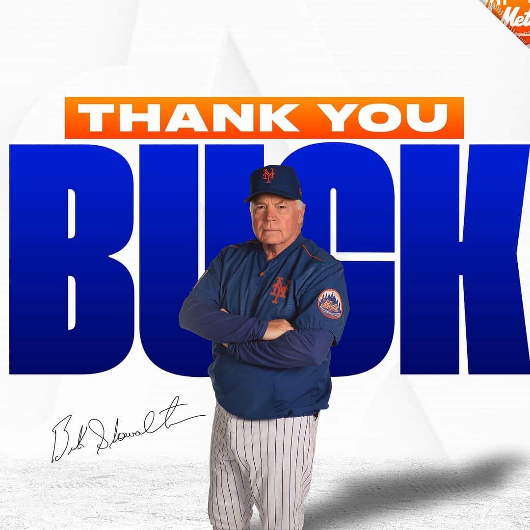 ニューヨーク・メッツのインスタグラム：「Thank you, Buck.」