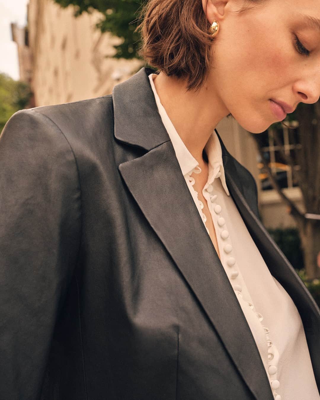 Club Monacoのインスタグラム：「An elegant and elevated look is perfected with our new Leather Blazer.」