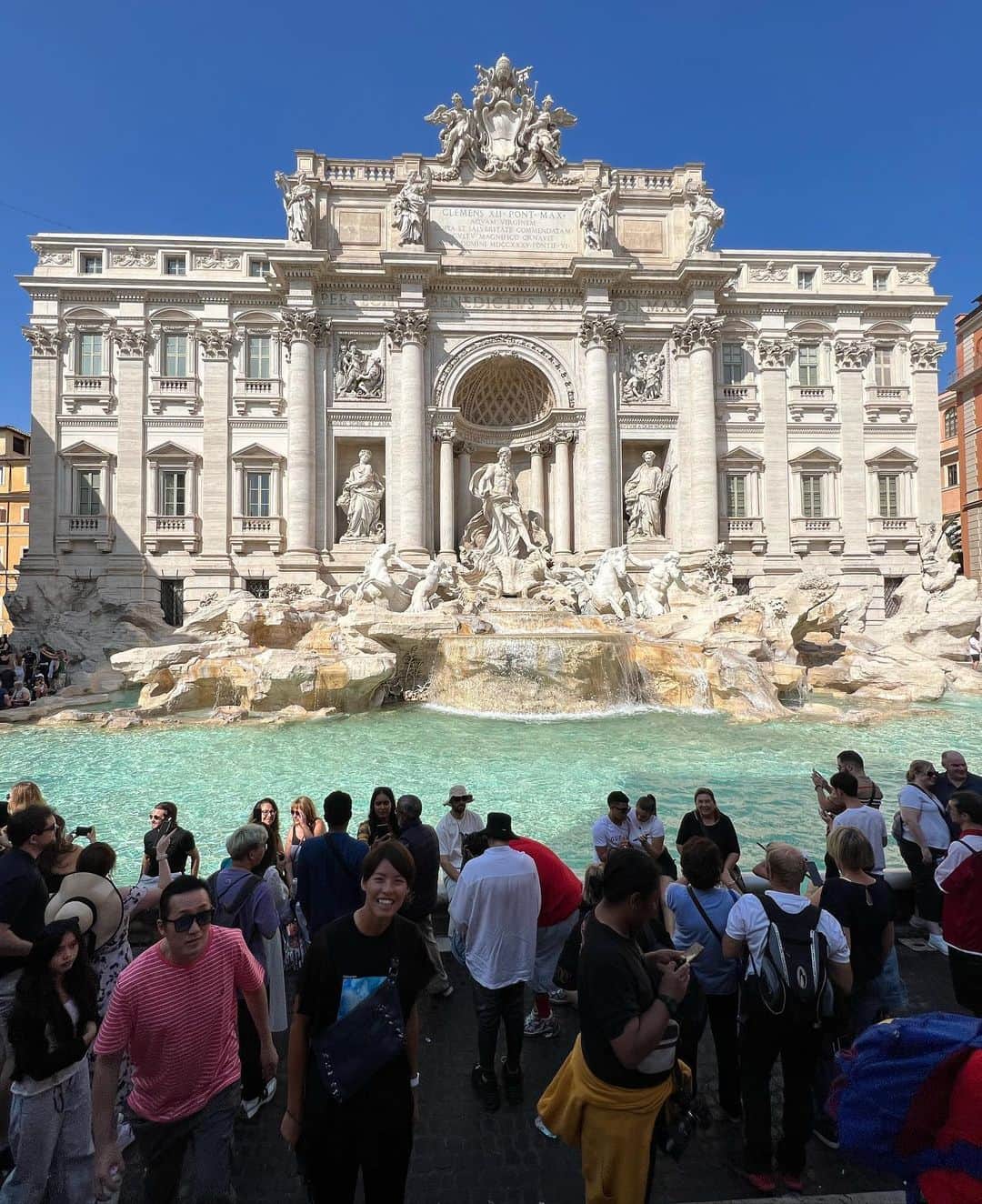 熊谷紗希さんのインスタグラム写真 - (熊谷紗希Instagram)「Tours of Rome🇮🇹❤️ with tour guide @moeka_1207 😂 コロッセオ、真実の口、トレヴィの泉、スペイン広場と、Romaを堪能しました🤩✌🏻 1日は施設無料Dayだったみたいで、どこの施設も大行列により中には入れませんでしたが😂、ローマの雰囲気は充分味わえました😆❤️ ガイド、そして下調べたくさんありがとう❤️🙏🏻 Grazie @moeka_1207 & @chansaki__gramm 💋 最高に楽しかったです😍❤️ #感謝」10月2日 5時40分 - kumagai1017