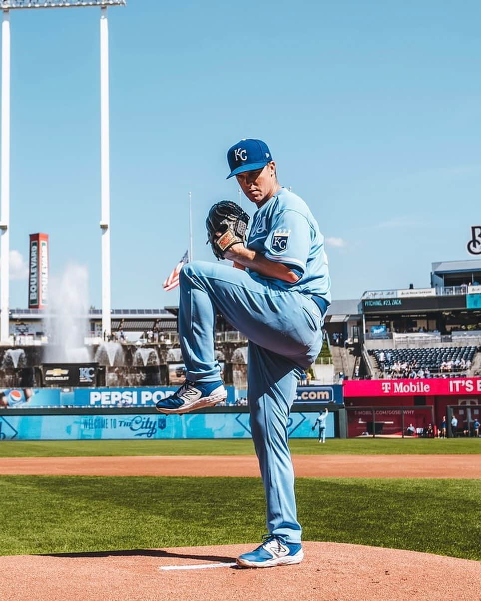 カンザスシティ・ロイヤルズのインスタグラム：「Greinke Day. 🩵」