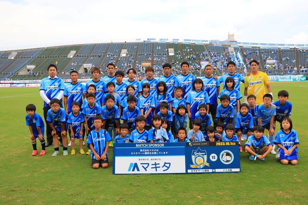 カマタマーレ讃岐のインスタグラム：「GAME PHOTOS📸  🏆マキタ presents  10/1 SUN. 14:00 KICKOFF #カマタマーレ讃岐 vs #FC大阪   #ALLFORSANUKI」