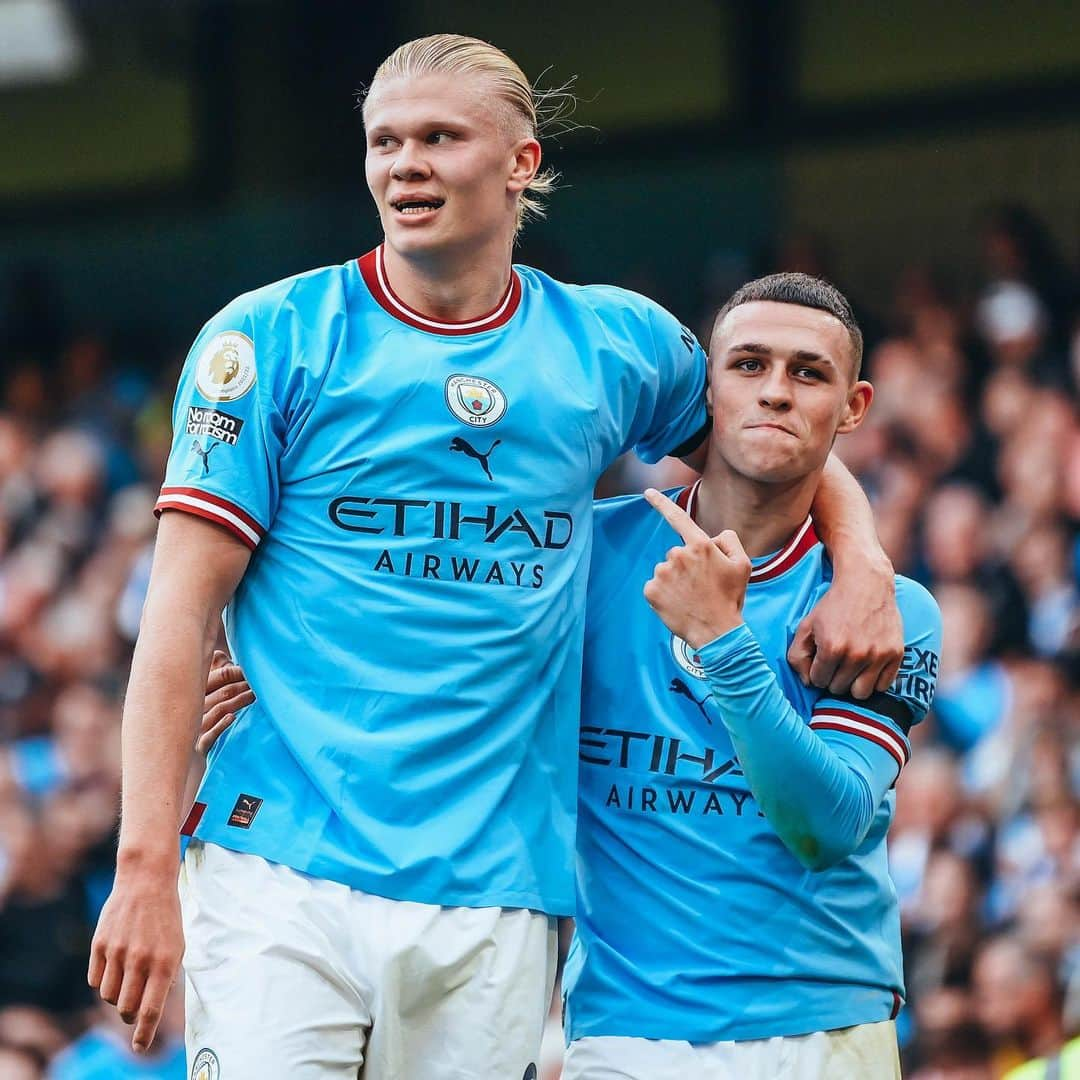 マンチェスター・シティFCさんのインスタグラム写真 - (マンチェスター・シティFCInstagram)「Hat-trick heroes 🤩 City 6-3 United 👊 #OnThisDay 2022 📆」10月2日 17時11分 - mancity