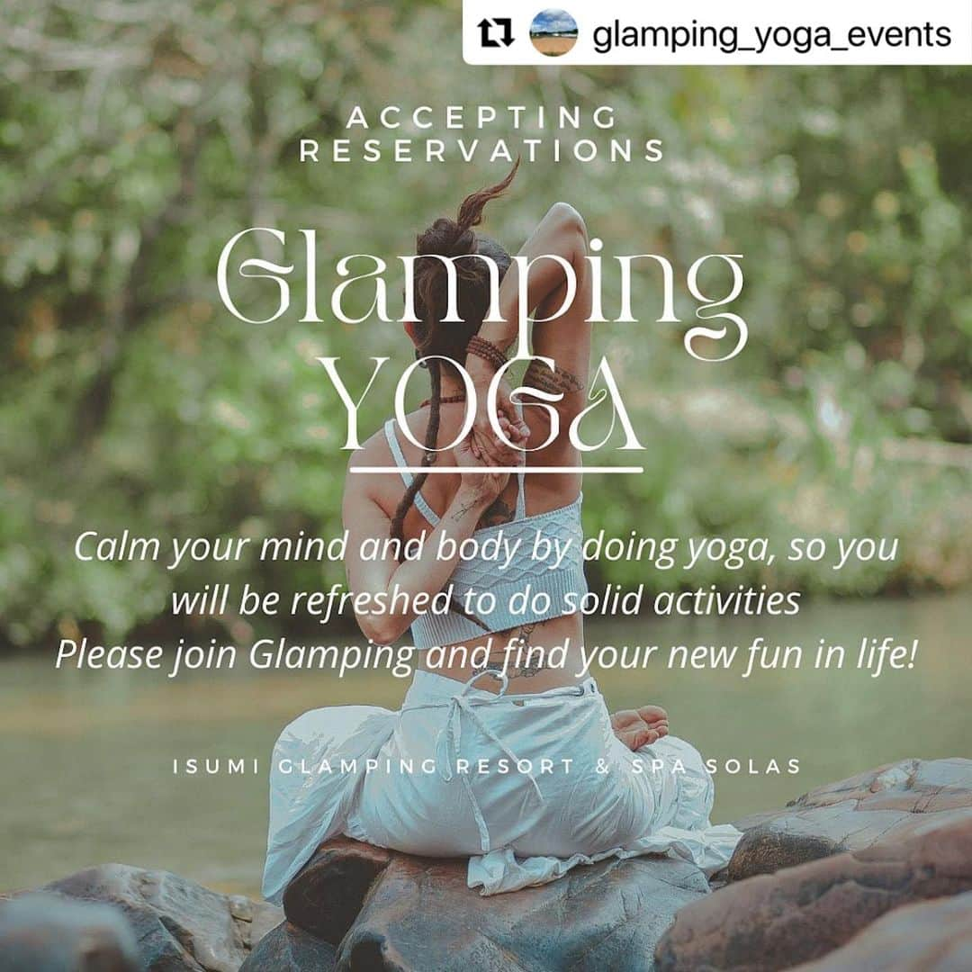 Ken Harakumaさんのインスタグラム写真 - (Ken HarakumaInstagram)「#Repost @glamping_yoga_events with @use.repost ・・・ ✨素敵なお部屋はカップル貸切でも、仲良しのグループでもご予約頂けます✨ お一人宿泊者様もお受付しております。お値段はご気軽にお問い合わせ、お申し込み下さいませ😊 ヨガのみ参加も随時お受付しております💁‍♀️✨  ご予約↓  https://ahgyoga2023.wixsite.com/my-site ※Instagramのトップページにあるリンクからクリック頂けます！  ⭐️マルシェには作家の一点ものお宝商品がたくさんございます♪マルシェだでもお越しいただくのも楽しいですよ♪  ⭐️熟練の技を備えたセラピストによるマッサージやケアはここでしか味わえない贅沢時間です✨是非ご体験下さい！！💆🏼‍♀️  2023年11月3日(金)㊗︎ 青空と星空のグランピングヨガとプチマルシェ ISUMI Glamping Resort ＆Spa SOLAS いすみグランピングリゾート&スパ ソラス 千葉県いすみ市釈迦谷1610-1 にて開催します。 @glamping_yoga_events ←イベントInstagramつくりました。フォローお願いします❣️  日本ヨガ界の第一人者　ケン・ハラクマ先生と、 テレビでも活躍の谷中めぐみ先生のヨガレッスンを体験できる貴重な機会です。 @kenharakuma  @international_yoga_center @yaa__na   ソラスのグランピング施設にて、青空と星空のもと、ヨガをお楽しみいただきます。 宿泊をして1泊2日でのんびりとお過ごしください。  また、ヨガウェアやアクセサリーなどのプチマルシェも開催。 @millebacishop  ヨガウェアMILLEBACI sugamihoko  切り絵作家すがみほこ pinedoor_ Pinedoor @spica.color Spica @harumi.taketsugu.39  FLUID @jewelry_studio_aya  jewelry studio Aya tony57_labo とにーLABO @kuu704yumi  Relaxing salon Kuu @sunnysmile.headcare  sunnysmile @bonmal_kamogawa Bon-mal PUDDING @warung_ombak ワルンオンバック  宿泊をせず、ヨガとマルシェだけでも、 ヨガや宿泊をせず、マルシェだけでもお楽しみいただけます。  #ヨガ #ケンハラクマ  #ケンハラクマ先生  #谷中めぐみ　#谷中めぐみ先生 #いすみ市　#グランピング　#ソラス #青空ヨガ　#星空ヨガ　#瞑想 #マルシェ #ヨガウェア　#切り絵　#アクセサリー #レジンアート　#もみほぐし  #バザルトストーン　#インド式ヘッドケア #プリン　#インドネシア料理」10月2日 17時21分 - kenharakuma