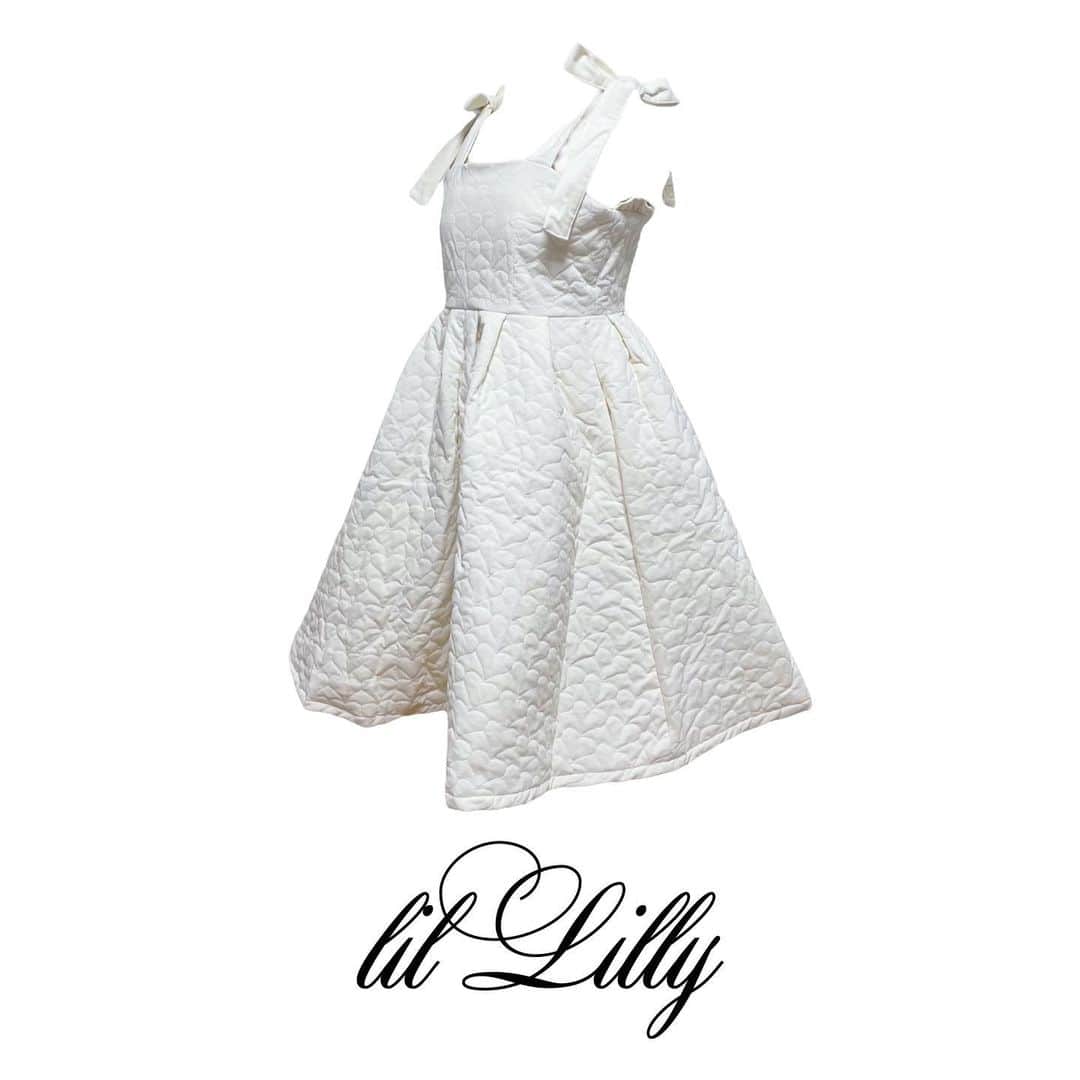 lilLillyさんのインスタグラム写真 - (lilLillyInstagram)「New Arrival  ハートキルティングワンピ color WHITE/BLACK size FREE  #lilLilly #lilLillytokyo #lilLillyshinjuku」10月2日 17時42分 - lillilly_official