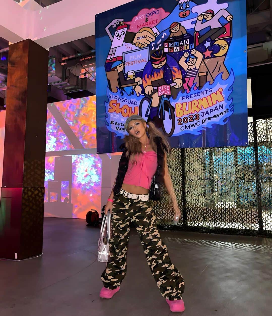 ERIKAのインスタグラム：「． ． ． ． Hmmm,it was fun🌎」