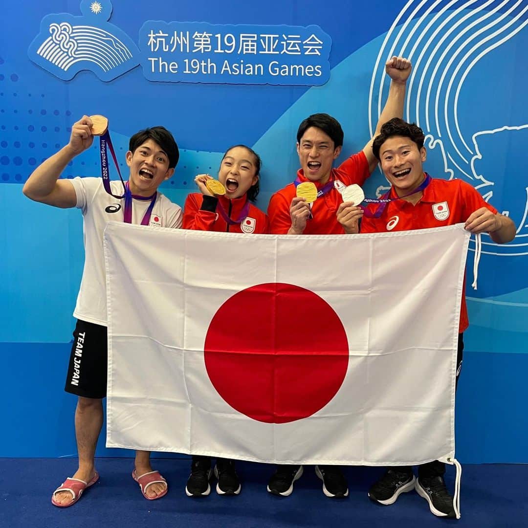 谷川翔のインスタグラム：「アジア大会 応援ありがとうございました🇯🇵  #TEAMJAPAN」
