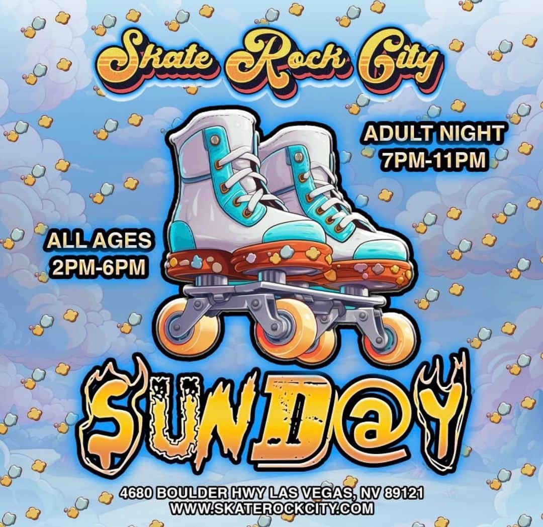 フロイド・メイウェザー・ジュニアのインスタグラム：「If you’re in Las Vegas come have some fun and skate at @skaterockcity Adults ONLY 7pm-11pm. See you there!!」