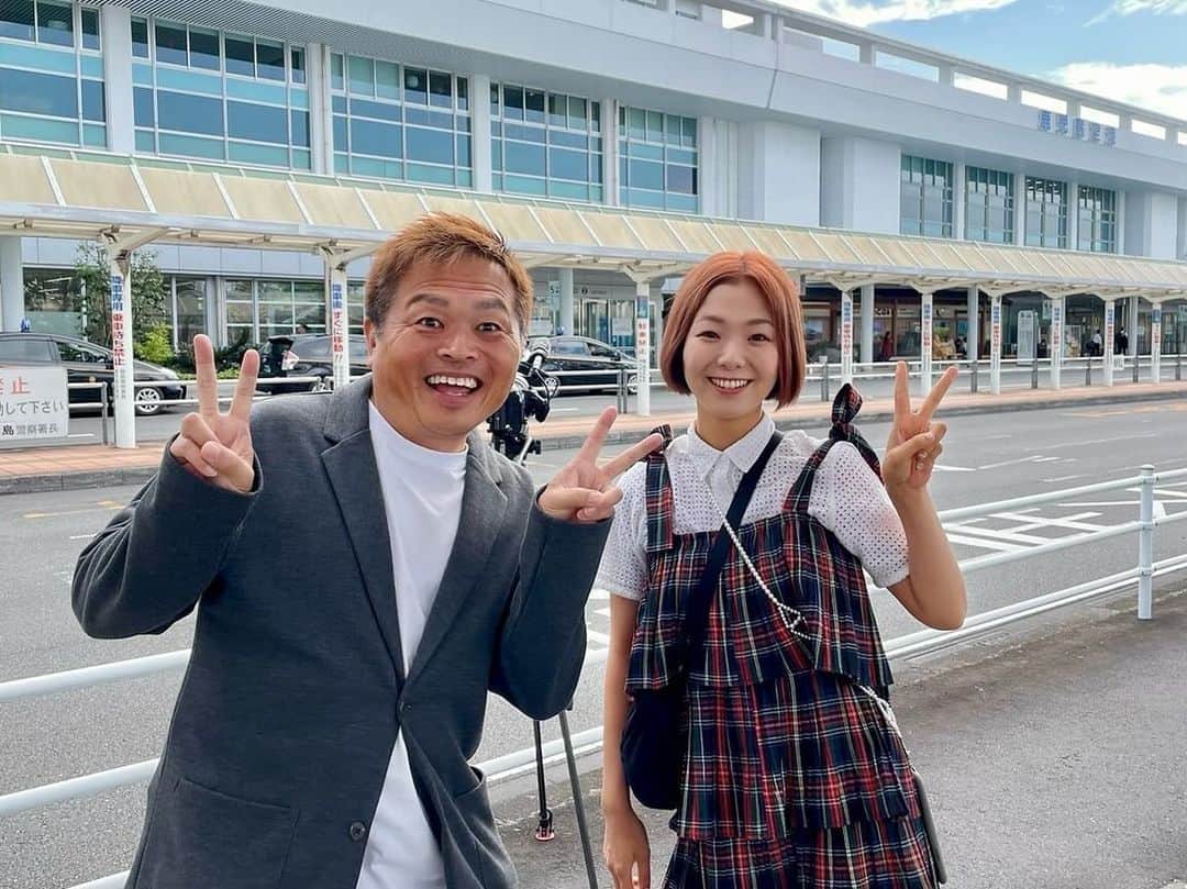 のインスタグラム：「旅立とうとしたらたくおさんに出会った！  最高の旅の始まり！  いってきます！」