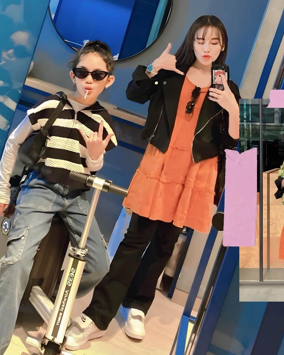 のインスタグラム：「오늘은 우리 같이 놀자 🤙🏻🎡🎠🎢 🤟🏻」