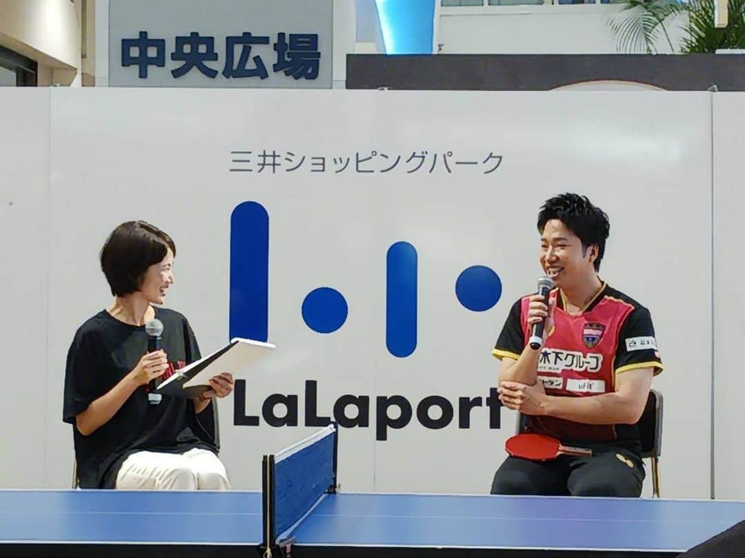 水谷隼さんのインスタグラム写真 - (水谷隼Instagram)「昨日はららぽーと磐田でトークショー&卓球イベントでした🏓 たくさんの方が来てくださり、改めてオリンピックのお礼を言うことができました^ ^ 今月から三井不動産さんの全国の商業施設でイベント行いますので遊びにきてくださーい！  10/8(日) 三井アウトレットパーク 北陸小矢部（富山県小矢部市） mitsui-shopping-park.com/mop/oyabe/even… 10/14(土) 三井ショッピングパーク ららぽーと和泉（大阪府和泉市） mitsui-shopping-park.com/lalaport/izumi… 10/15(日) 三井ショッピングパーク ららぽーと堺（大阪府堺市） prtimes.jp/main/html/rd/p… 12/10(日) 三井ショッピングパーク ららぽーと名古屋みなとアクルス（愛知県名古屋市）  3/31(日) 三井アウトレットパーク 札幌北広島（北海道北広島市）」10月2日 11時33分 - mizutani_jun0609