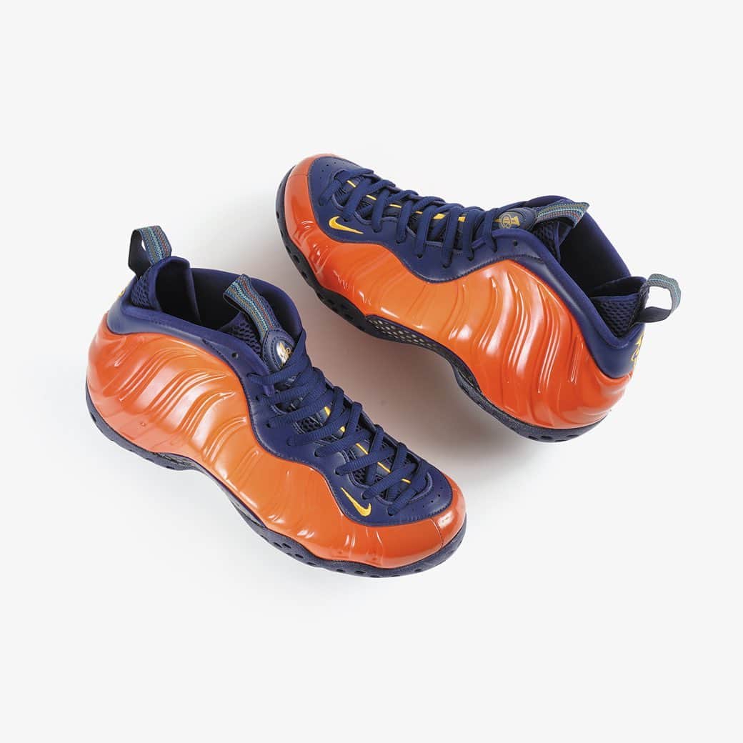 KICKS LAB. [ Tokyo/Japan ]のインスタグラム：「NIKE l "AIR FOAMPOSITE ONE" Blue Void/University Gold/Rugged Orange l Available in Store and Online Store. #KICKSLAB #キックスラボ」