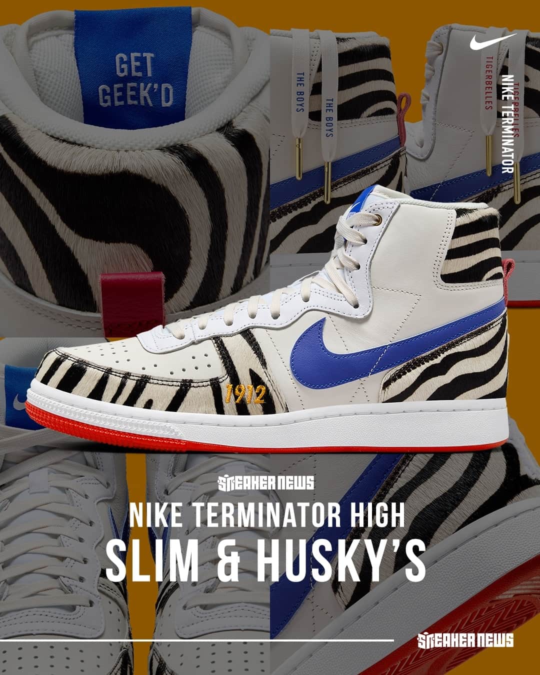 Sneaker Newsさんのインスタグラム写真 - (Sneaker NewsInstagram)「@slimandhuskys pizza, started by Tennessee University grads, get the spotlight on this upcoming Nike Terminator High from the upcoming HBCU collection. Tap the link in our bio for a closer look!」10月2日 13時00分 - sneakernews