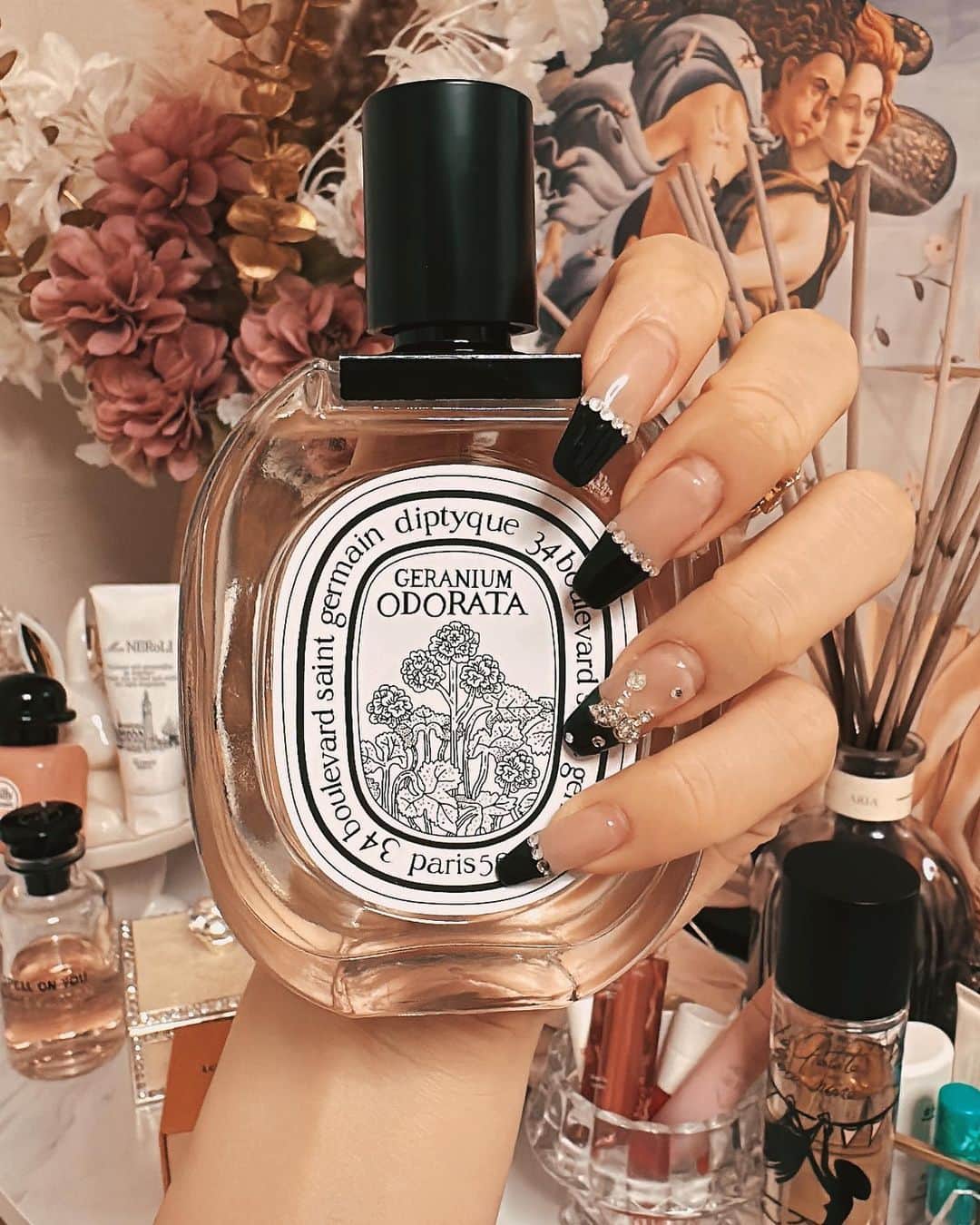 下津明日香のインスタグラム：「@diptyque」