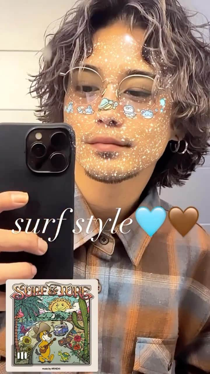 鈴木大二朗のインスタグラム：「surf style🩵🤎」