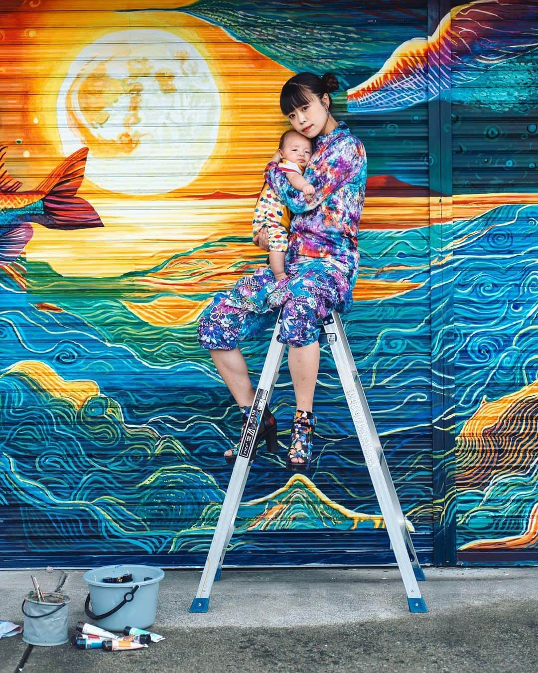 小林舞香さんのインスタグラム写真 - (小林舞香Instagram)「Maika's Mural Painting Vol.14 SENGYO MIURA @sengyo_miura   photo by @hikaru.studio9   #maikamural  #壁画 #壁画師 #mural #muralist #muralpainting #art #illustration #drawing #draw  #acrylicpaint #wallpainting #contemporaryart #contemporarypainting #wallpaint #路地裏 #arts #exhibition #earth #gallery #masterpiece #amsterdam #creative #artwork #acrylic #acrylicpainting  #artworks #絵画 #絵  #modernart」10月2日 15時14分 - maikyarian