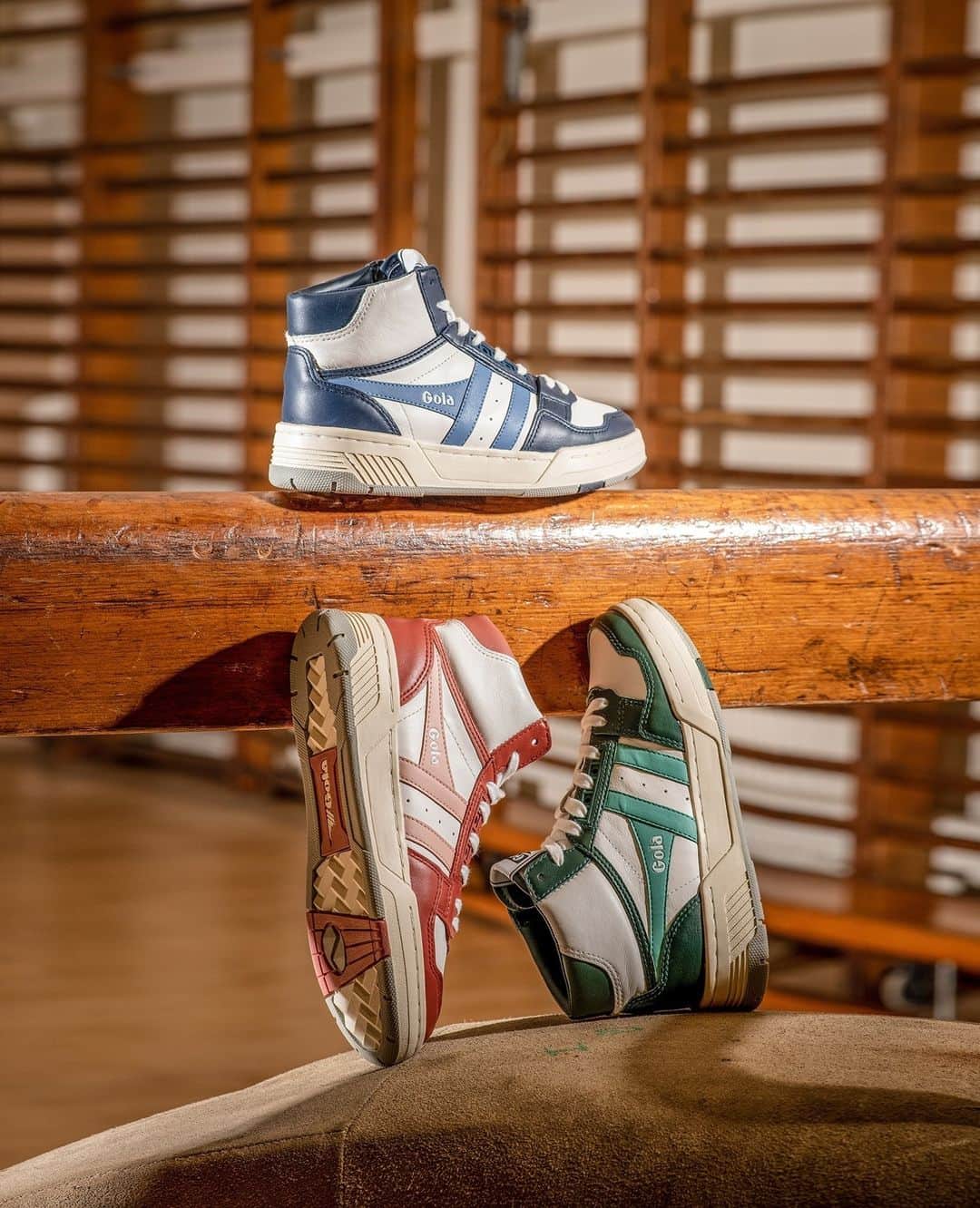 ゴーラのインスタグラム：「If colour’s your game, our Challenge High is for you 💥⁠ ⁠ Shop now at Gola.co.uk⁠ 🔎 style: Challenge High」