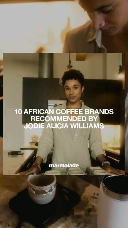 ジョディ・ウィリアムズのインスタグラム：「Embark on a sensory journey through the rich world of African coffee with Jodie Alicia Williams in our Homemade Guide. Delve into the diverse flavours and unique stories of ten shortlisted African coffee brands handpicked by this discerning coffee aficionado. From the hills of Rwanda to the vibrant streets of Nairobi, each brand offers a distinct coffee experience that reflects the cultural richness of its origin.  Whether you're a seasoned coffee connoisseur or just beginning to explore the world of coffee, this guide promises to awaken your taste buds and introduce you to new dimensions of coffee appreciation. Expand your coffee repertoire and discover the undiscovered treasures of African coffee with us. Read more in our bio. ☕🌍 #AfricanCoffeeJourney #HomemadeGuide #CoffeeLovers   📹 Video Credits: @jodiealicia @addisinbrixton @kahawa1893 @elevatethroughcoffee」