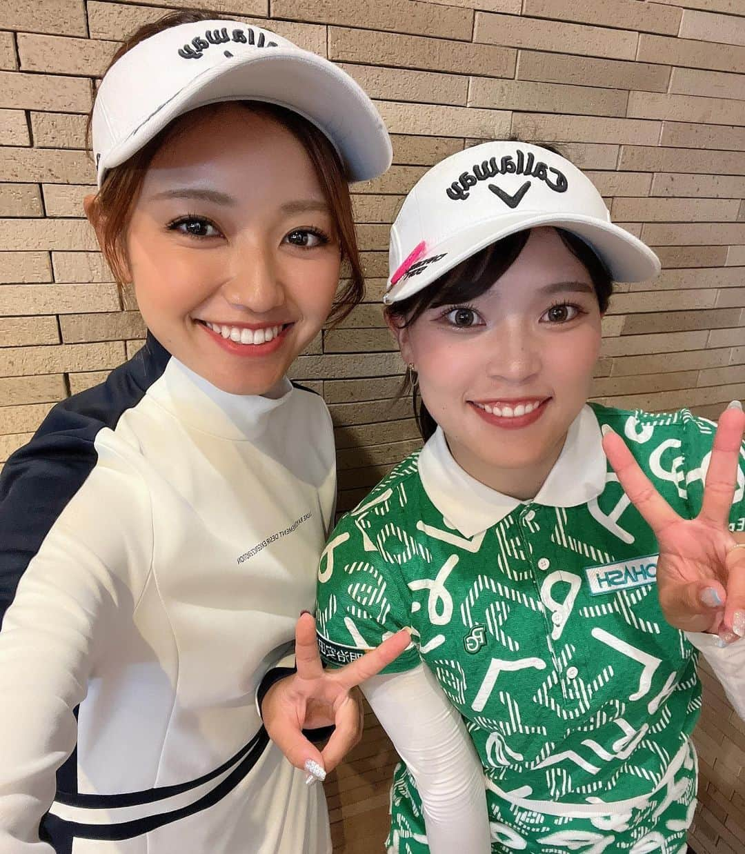 MINAMIのインスタグラム：「@rina_takemoto と先日ENEOSさんのコンペに参加してきました😊ニアピン対決✌️ 仙台楽しかったです🫶  ずんだシェイクとずんだ餅🥤🫛 美味しかった😋 . #PR #ゴルフ #ゴルフ女子 #ゴルフ男子 #スポーツ女子 # #golf #golfing #golfer #golfwear #ゴルフウェア #ゴルフコーデ #YouTube #골프 #골프여자 #高尔夫  #instagolf #ゴルフ好きな人と繋がりたい」