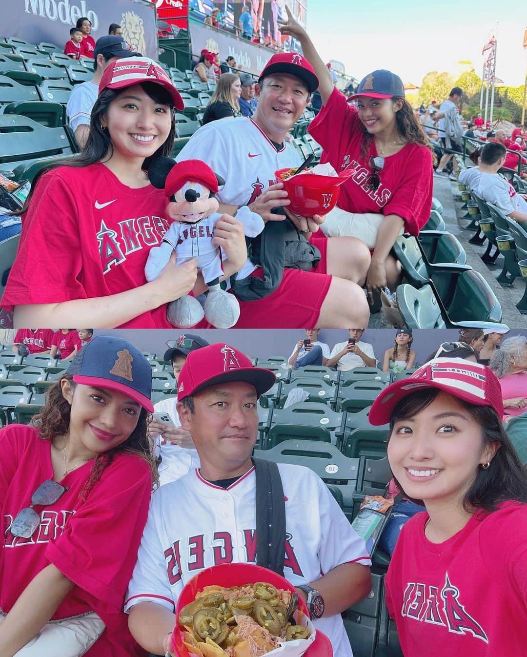 関根ささらさんのインスタグラム写真 - (関根ささらInstagram)「#letsgoangels ⚾️🔥❤️ . . . . ご一緒させていただいた、たむけんさんと、ユリサさんと♡  お二人とも初めましてのときからめちゃくちゃ親切にしてくださりLAいた時にとってもお世話になりました🥹🎈また会えるように日本で頑張ります！！！ . . . . #losangeles #losangelesangels #angels #shoheiohtani #大谷翔平 #エンゼルス #エンゼルスタジアム #angelstadium #ロサンゼルスエンゼルス #baseball #losangeles_city #ロサンゼルス旅行 #ロサンゼルス生活 #ロサンゼルス観光 #ロサンゼルス留学」10月2日 18時17分 - sasarasekine