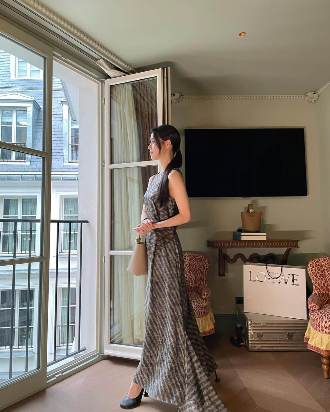 イム・ジヨンさんのインスタグラム写真 - (イム・ジヨンInstagram)「LOEWE in Paris」10月2日 18時18分 - limjjy2