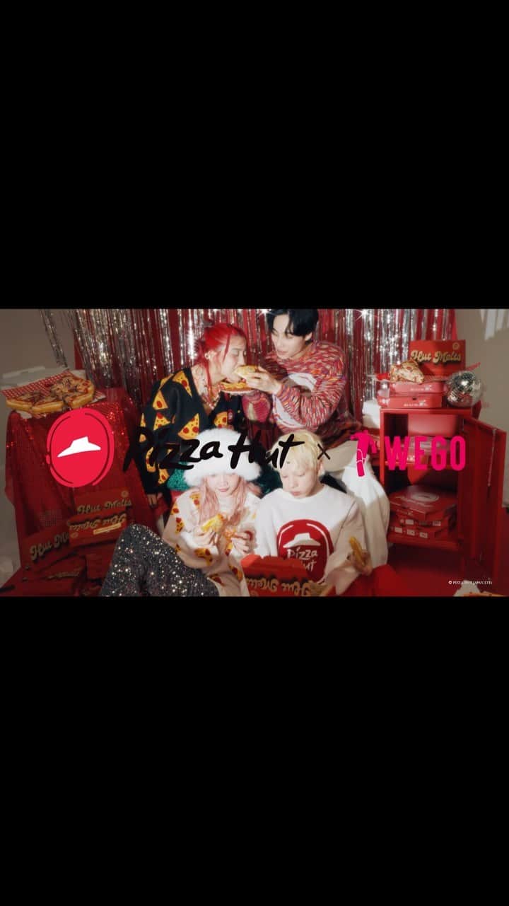 のインスタグラム：「2023.10.6 fri PIZZA HUT × WEGO」